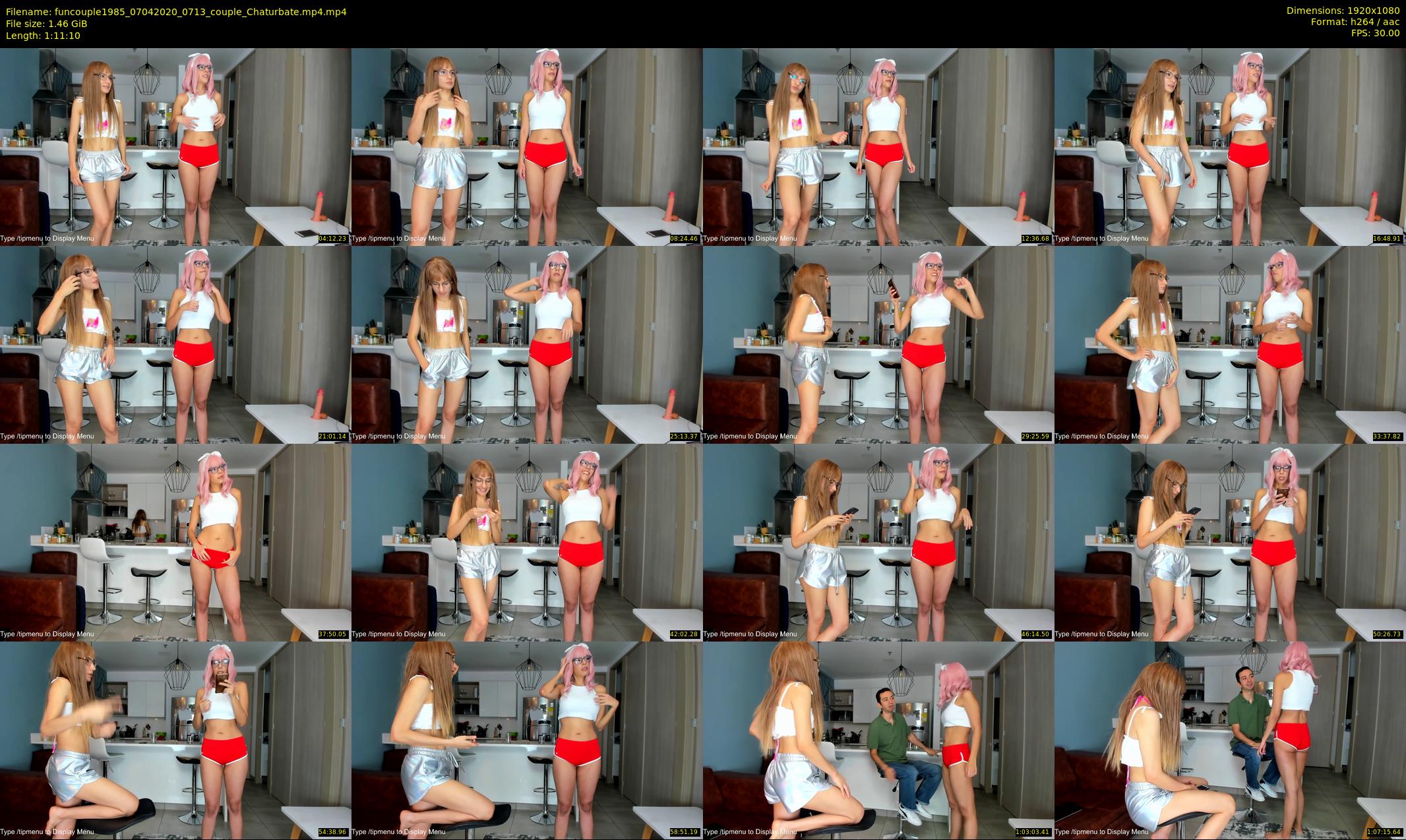 funcouple1985 — 72 minute Chaturbate couple cam show recording, 1080p, Apr 7, 2020