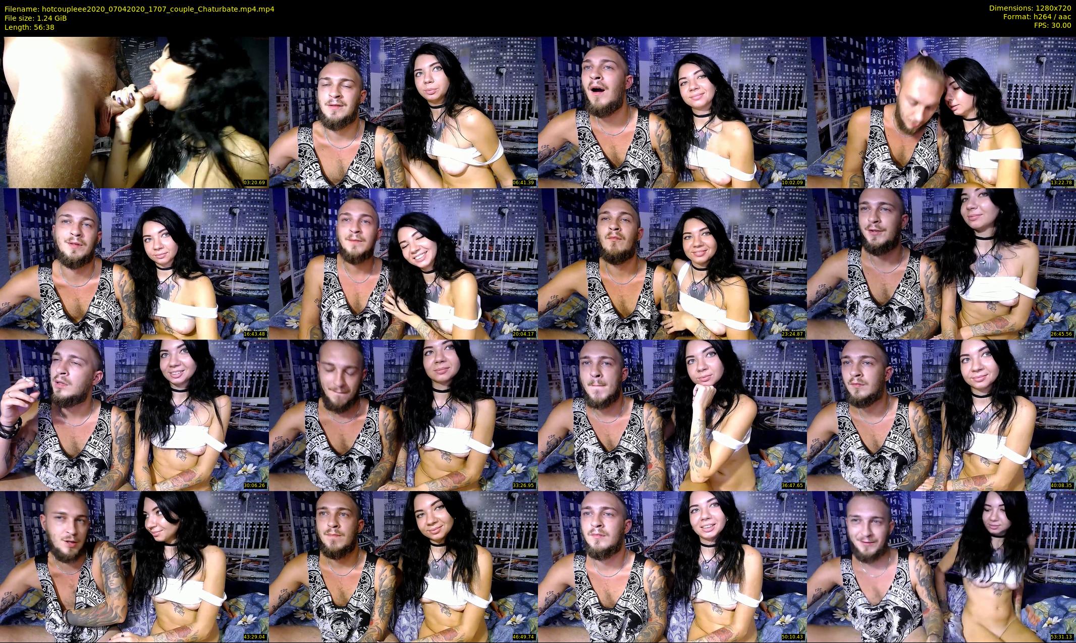 hotcoupleee2020 — 57 minute Chaturbate couple cam show recording, 720p, Apr 7, 2020