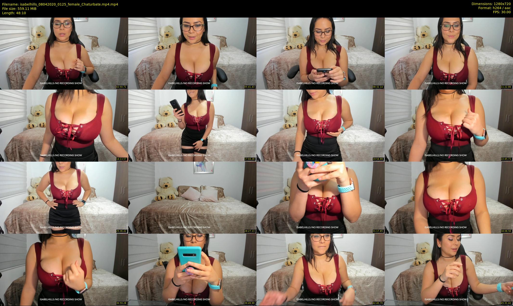 isabelhills — 49 minute Chaturbate female cam show recording, 720p, Apr 8, 2020