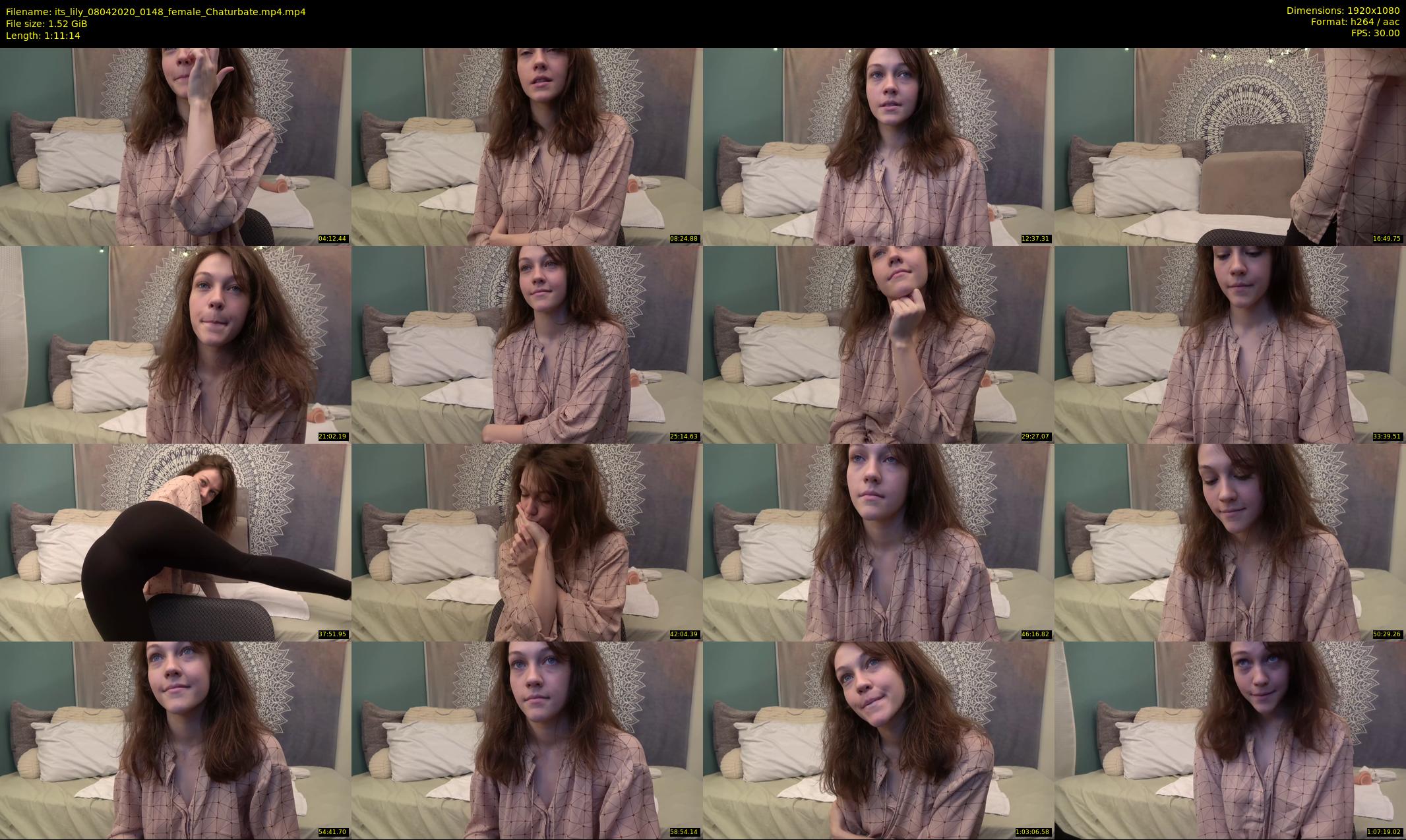 its_lily — 72 minute Chaturbate female cam show recording, 1080p, Apr 8, 2020