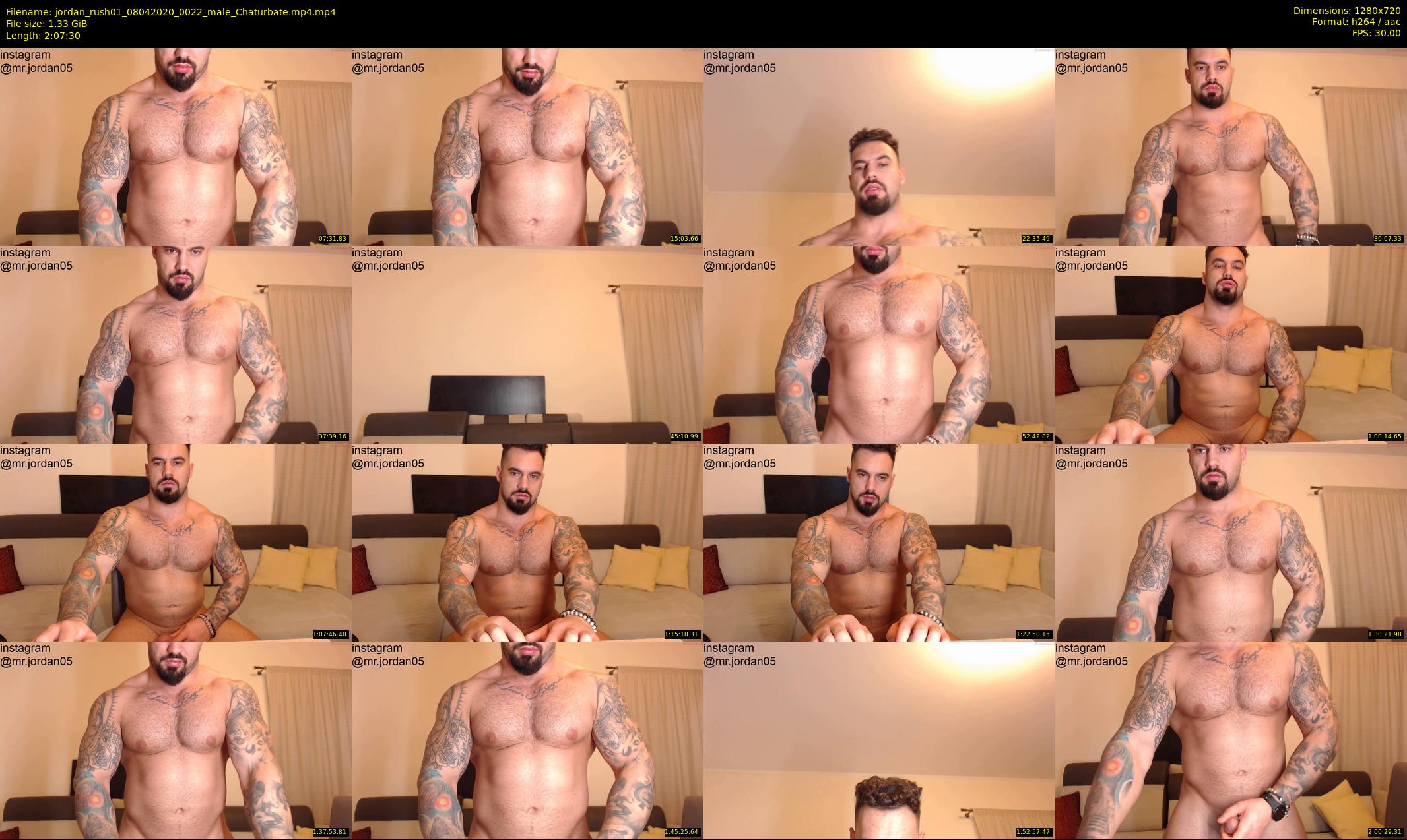 jordan_rush01 — 128 minute Chaturbate male cam show recording, 720p, Apr 8, 2020