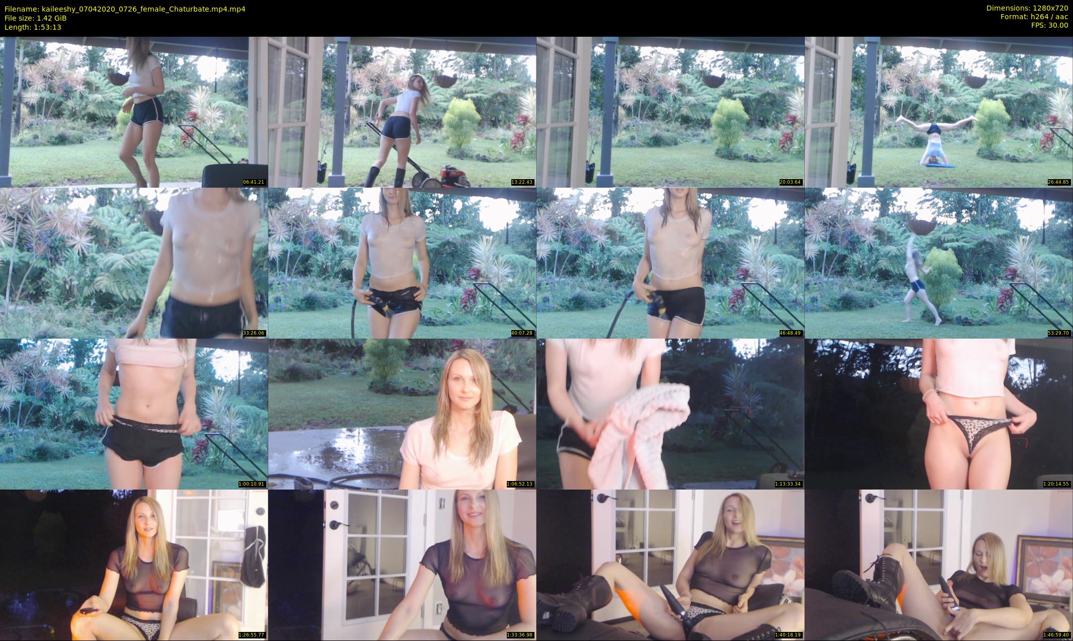 kaileeshy — 114 minute Chaturbate female cam show recording, 720p, Apr 7, 2020
