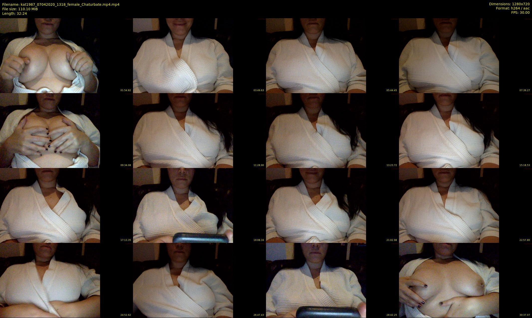 kat1987 — 33 minute Chaturbate female cam show recording, 720p, Apr 7, 2020