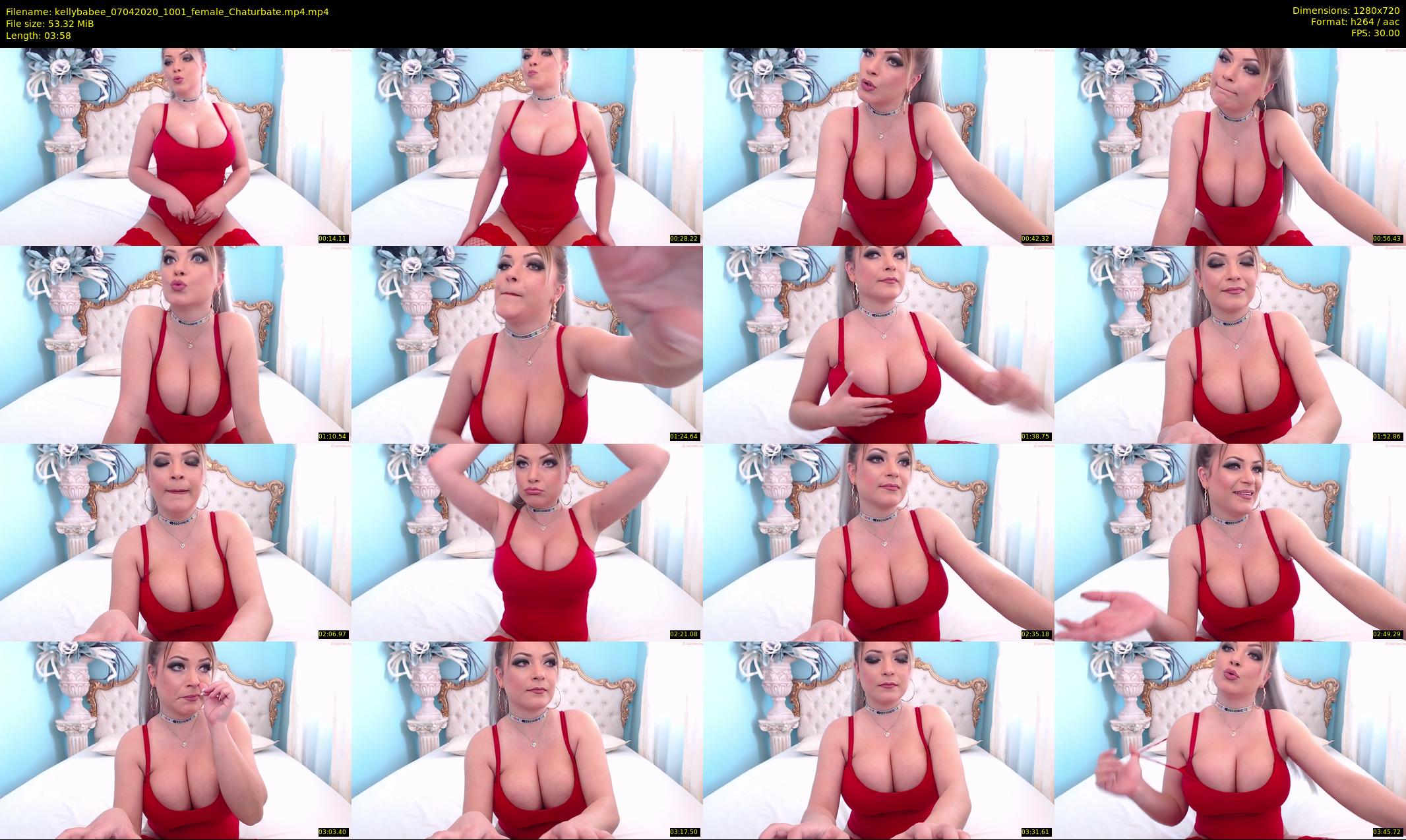 kellybabee — 4 minute Chaturbate female cam show recording, 720p, Apr 7, 2020