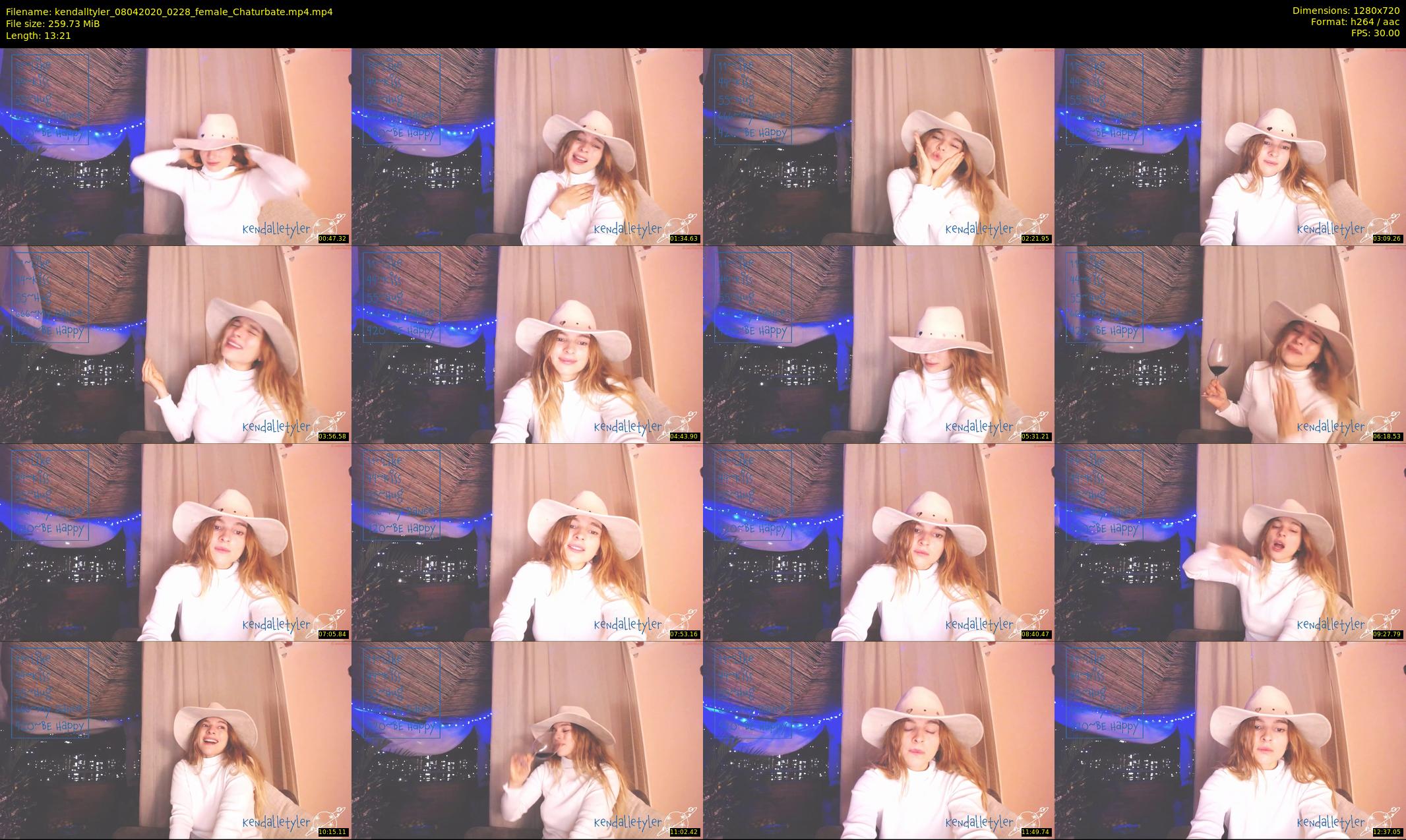kendalltyler — 14 minute Chaturbate female cam show recording, 720p, Apr 8, 2020