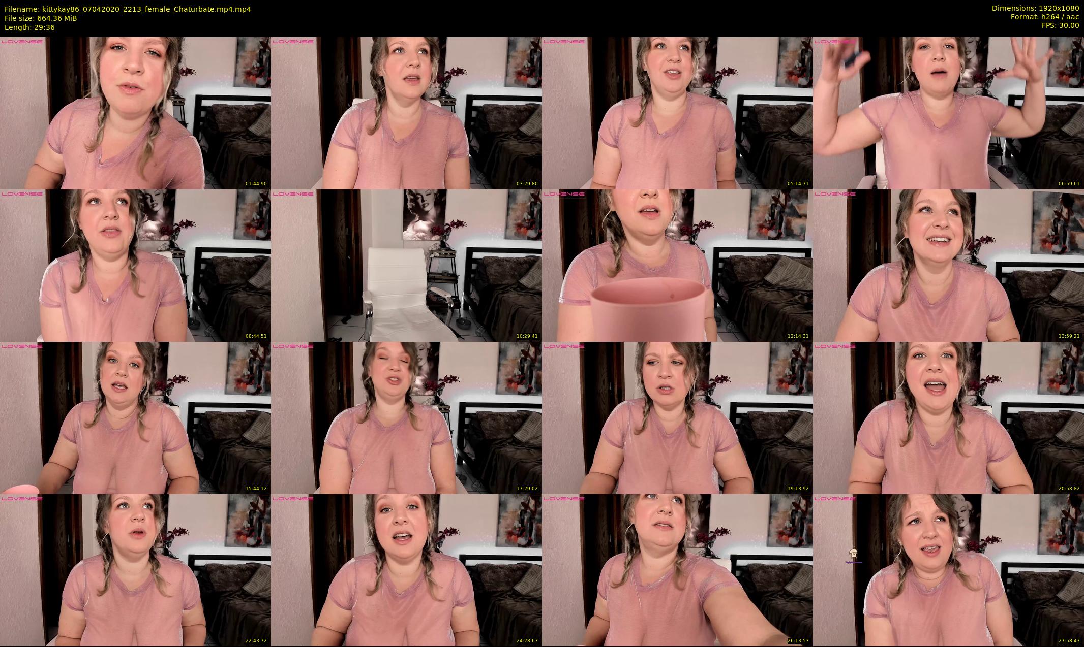 kittykay86 — 30 minute Chaturbate female cam show recording, 1080p, Apr 7, 2020