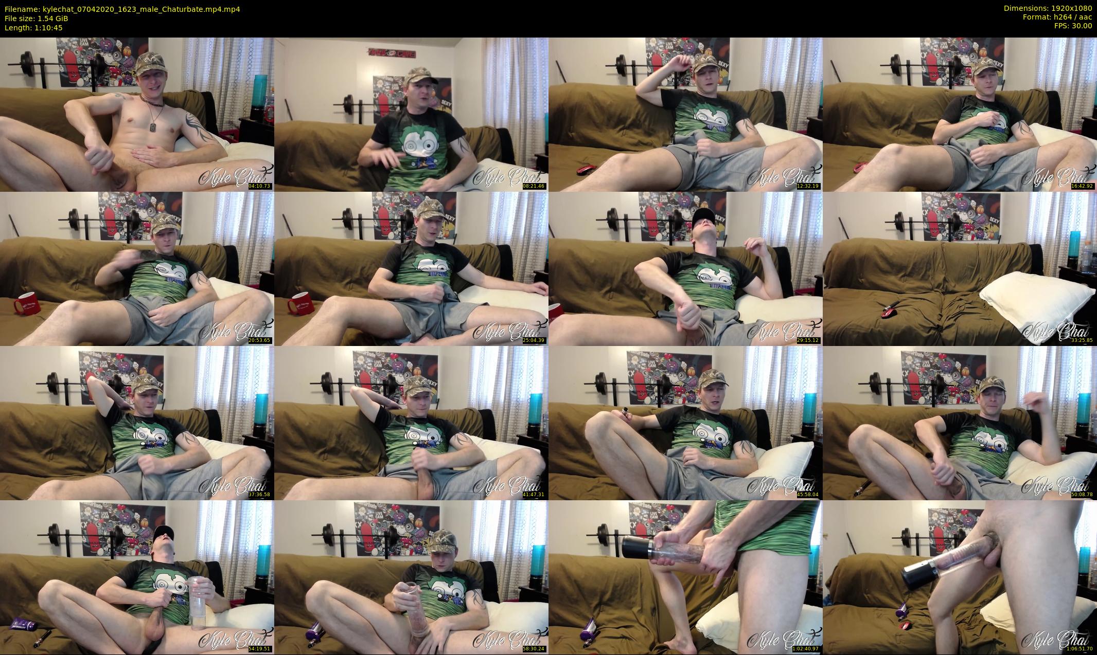kylechat — 71 minute Chaturbate male cam show recording, 1080p, Apr 7, 2020