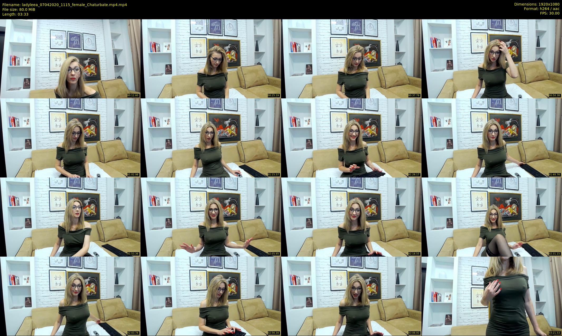 ladyleea — 4 minute Chaturbate female cam show recording, 1080p, Apr 7, 2020