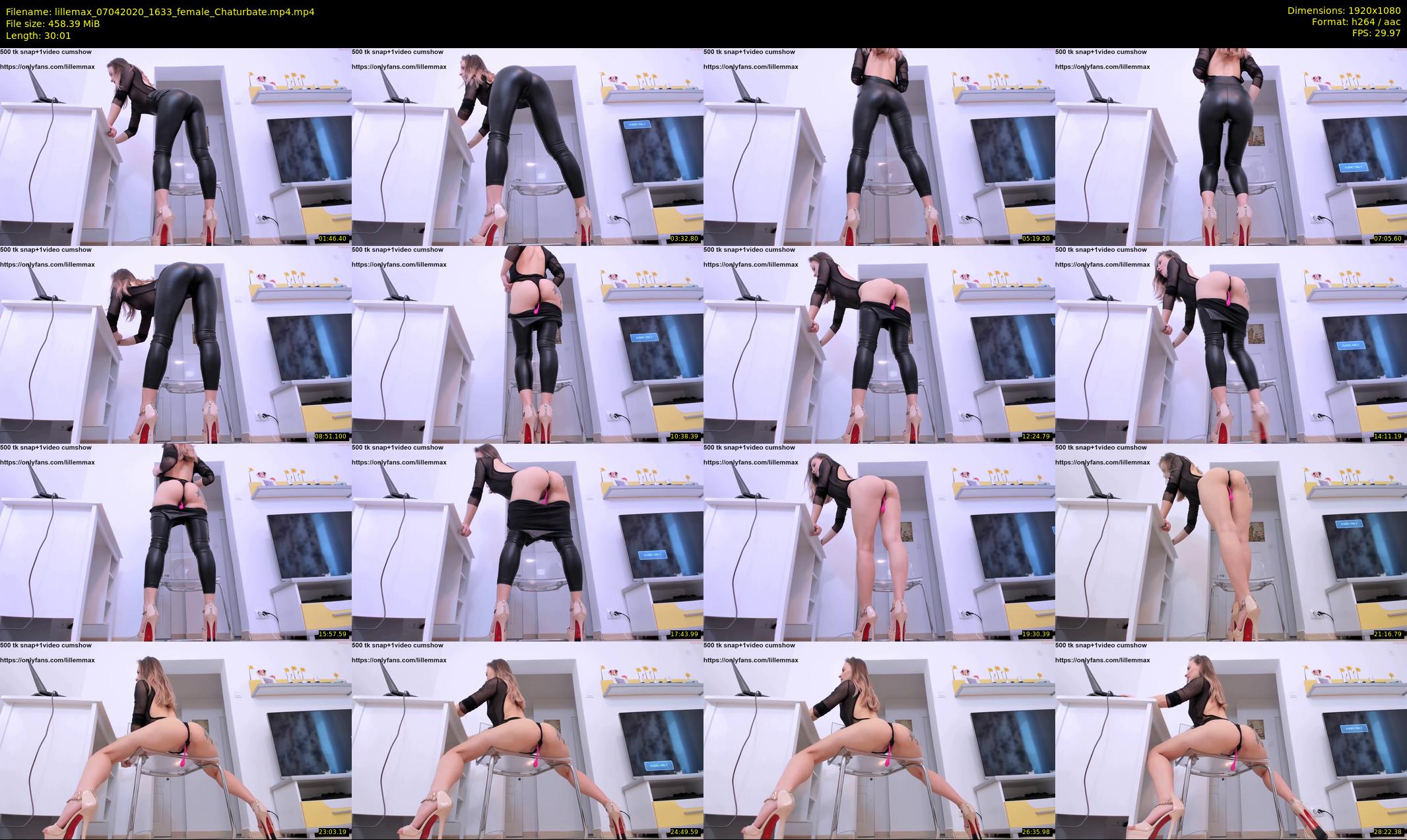 lillemax — 31 minute Chaturbate female cam show recording, 1080p, Apr 7, 2020