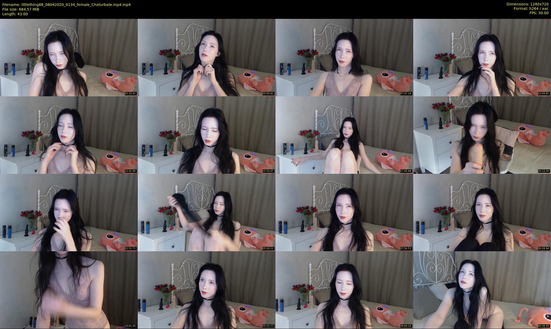 littlething88 — 43 minute Chaturbate female cam show recording, 720p, Apr 8, 2020
