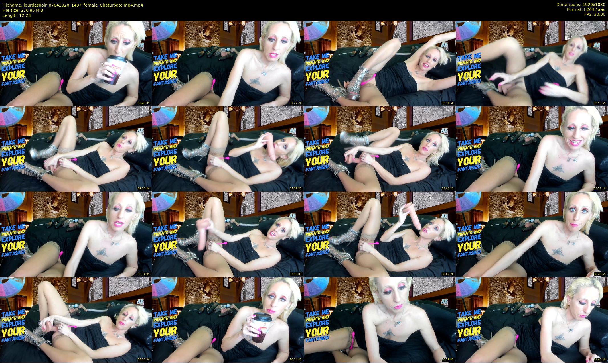lourdesnoir — 13 minute Chaturbate female cam show recording, 1080p, Apr 7, 2020