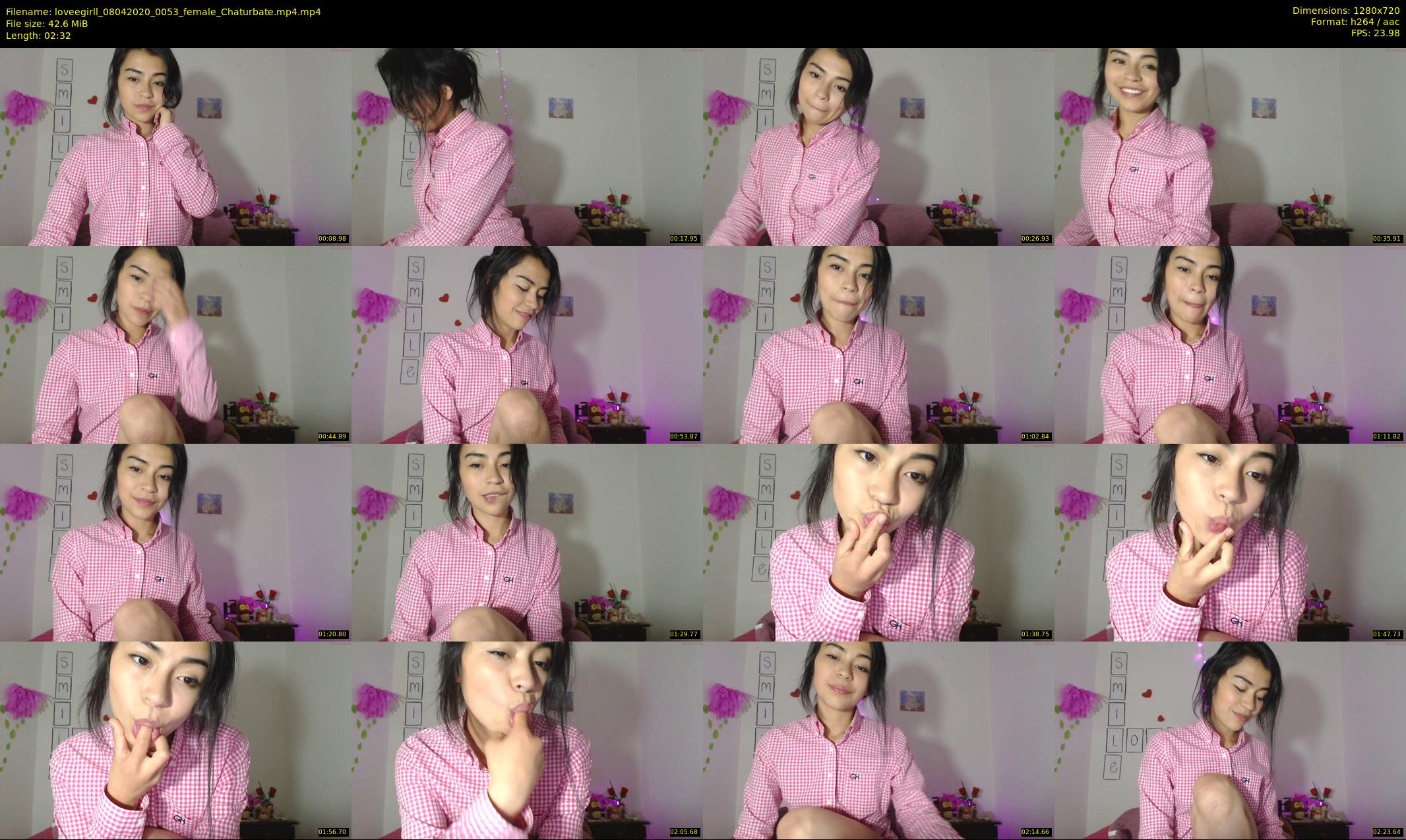 loveegirll — 3 minute Chaturbate female cam show recording, 720p, Apr 8, 2020