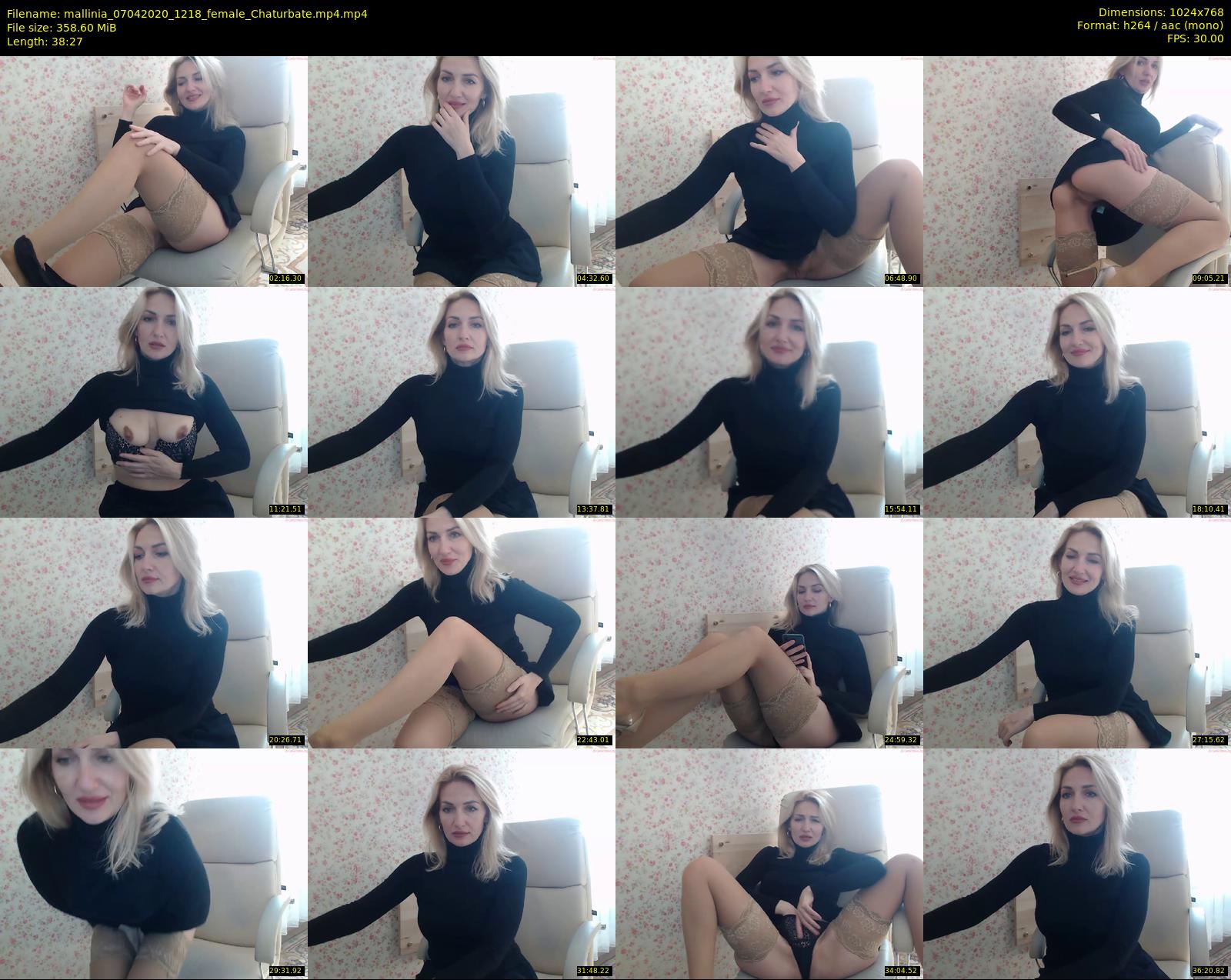 mallinia — 39 minute Chaturbate female cam show recording, 720p, Apr 7, 2020