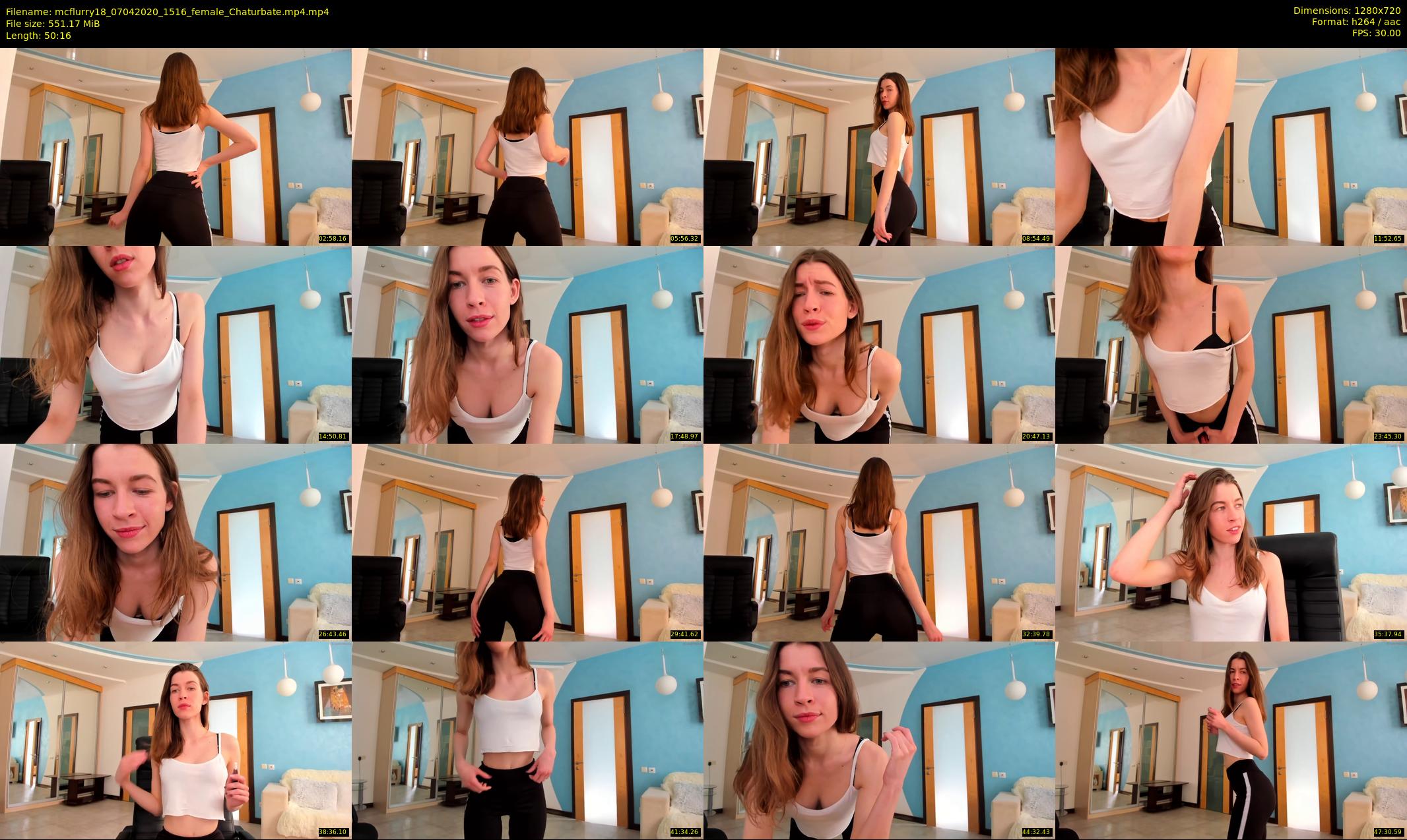 mcflurry18 — 51 minute Chaturbate female cam show recording, 720p, Apr 7, 2020