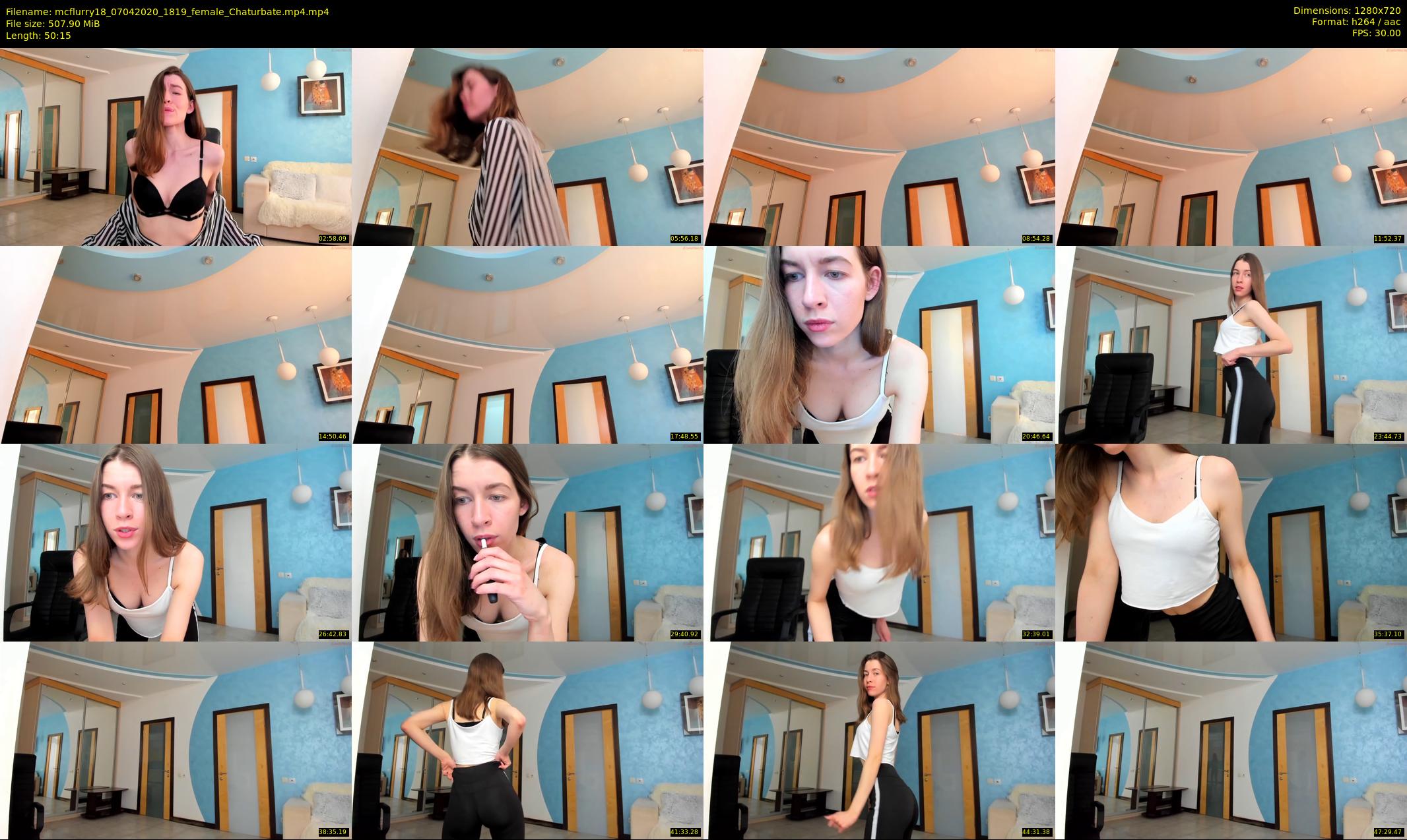 mcflurry18 — 51 minute Chaturbate female cam show recording, 720p, Apr 7, 2020