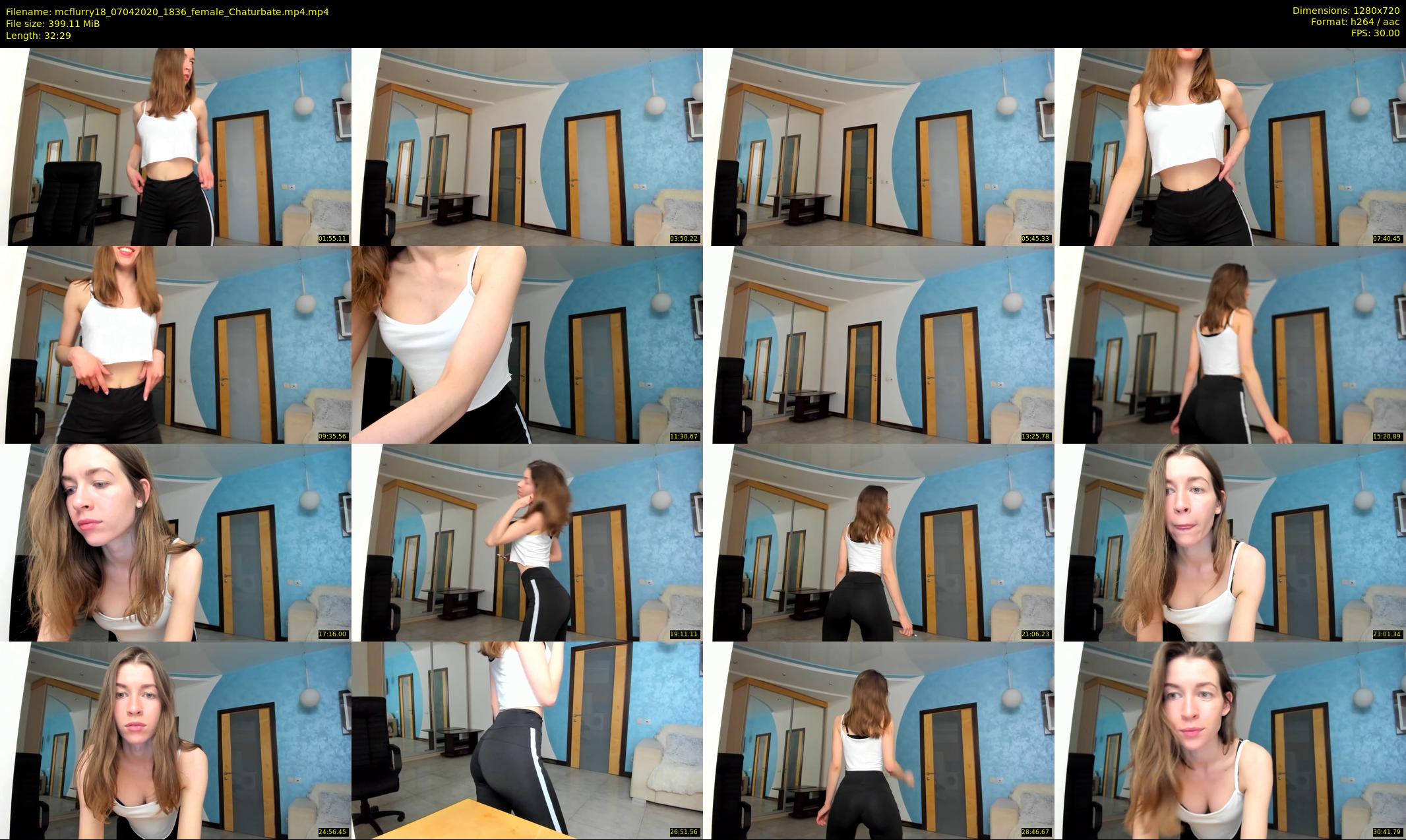 mcflurry18 — 33 minute Chaturbate female cam show recording, 720p, Apr 7, 2020