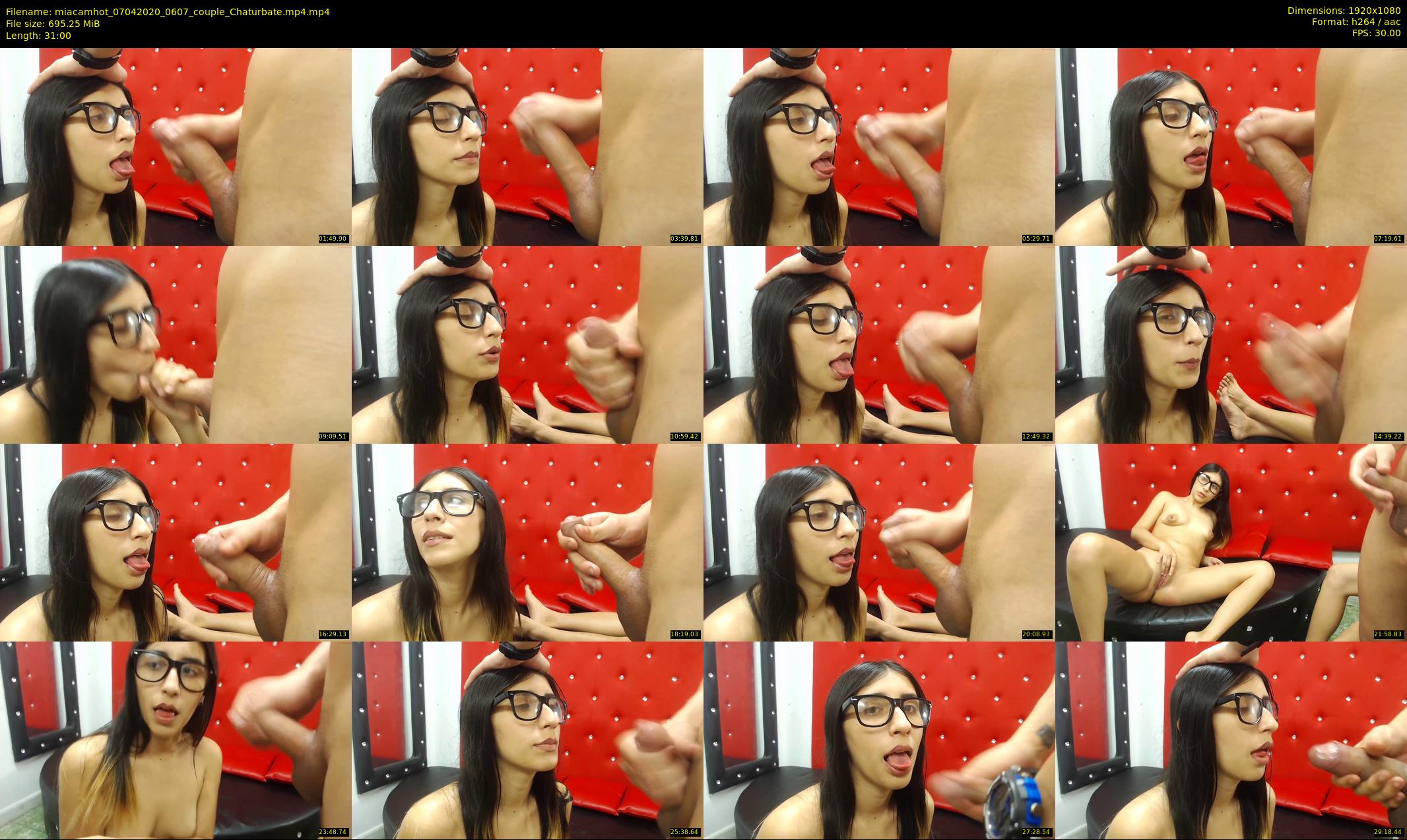 miacamhot — 31 minute Chaturbate couple cam show recording, 1080p, Apr 7, 2020
