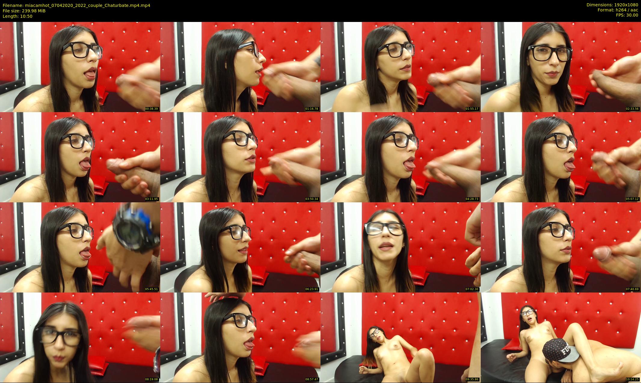 miacamhot — 11 minute Chaturbate couple cam show recording, 1080p, Apr 7, 2020