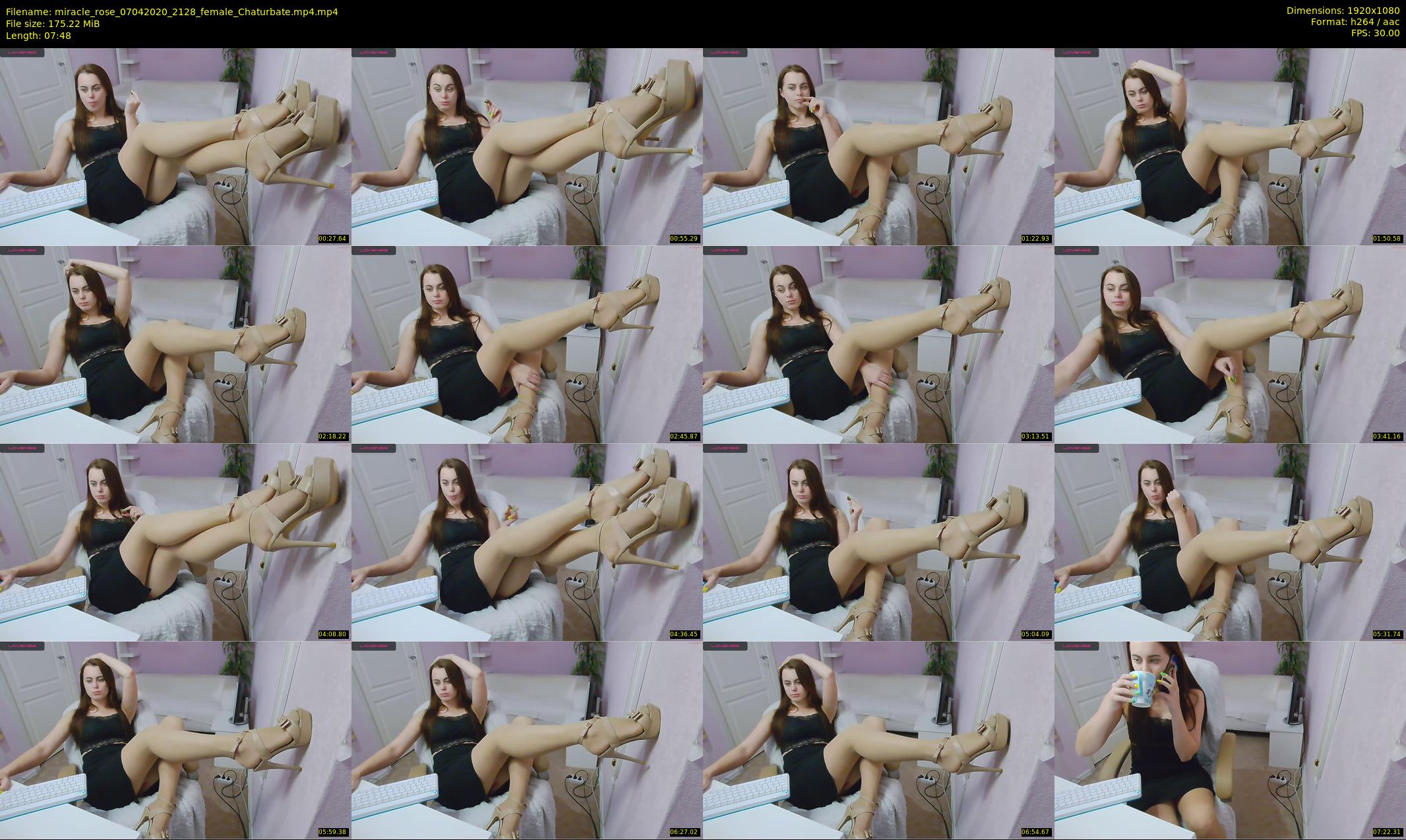 miracle_rose — 8 minute Chaturbate female cam show recording, 1080p, Apr 7, 2020