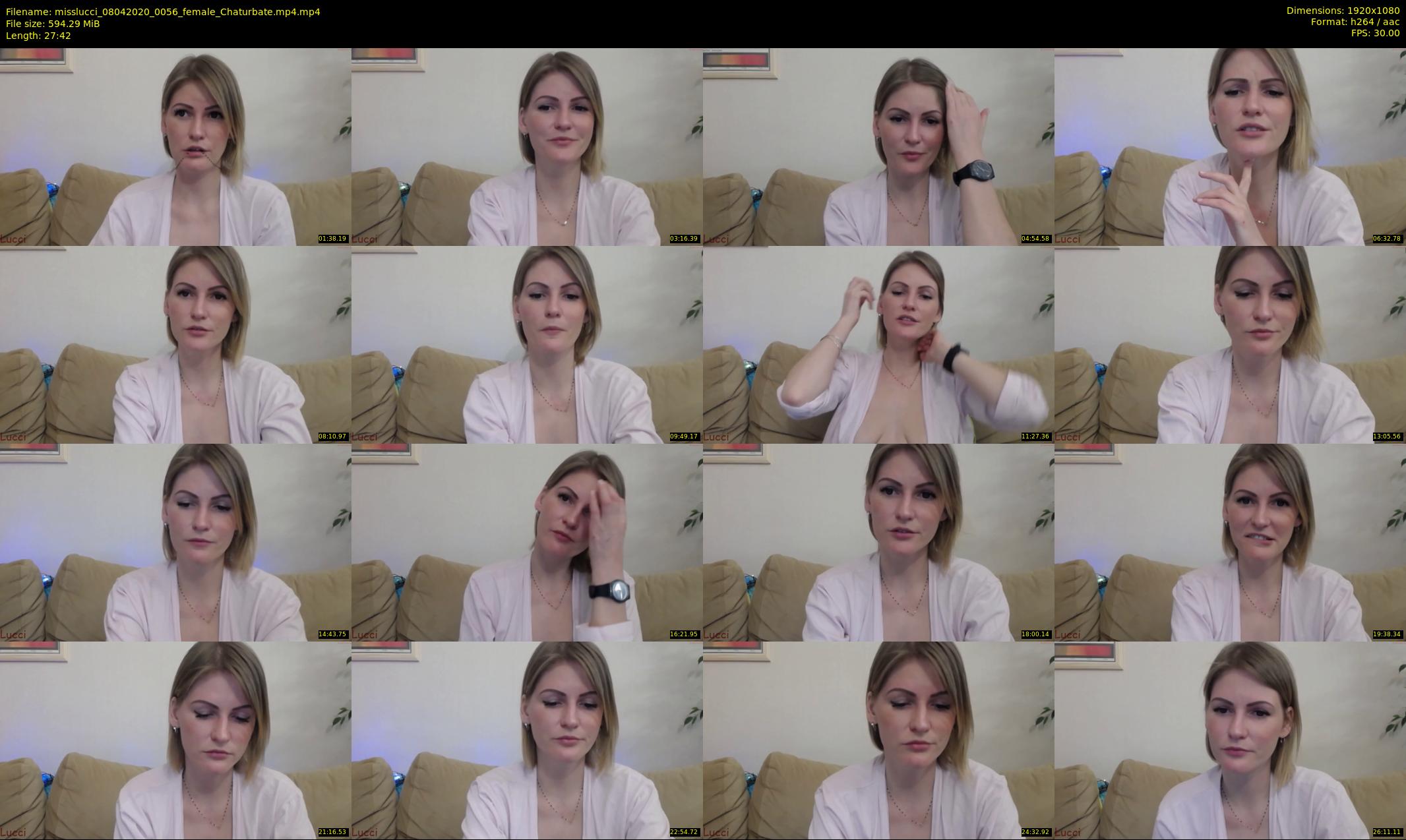 misslucci — 28 minute Chaturbate female cam show recording, 1080p, Apr 8, 2020