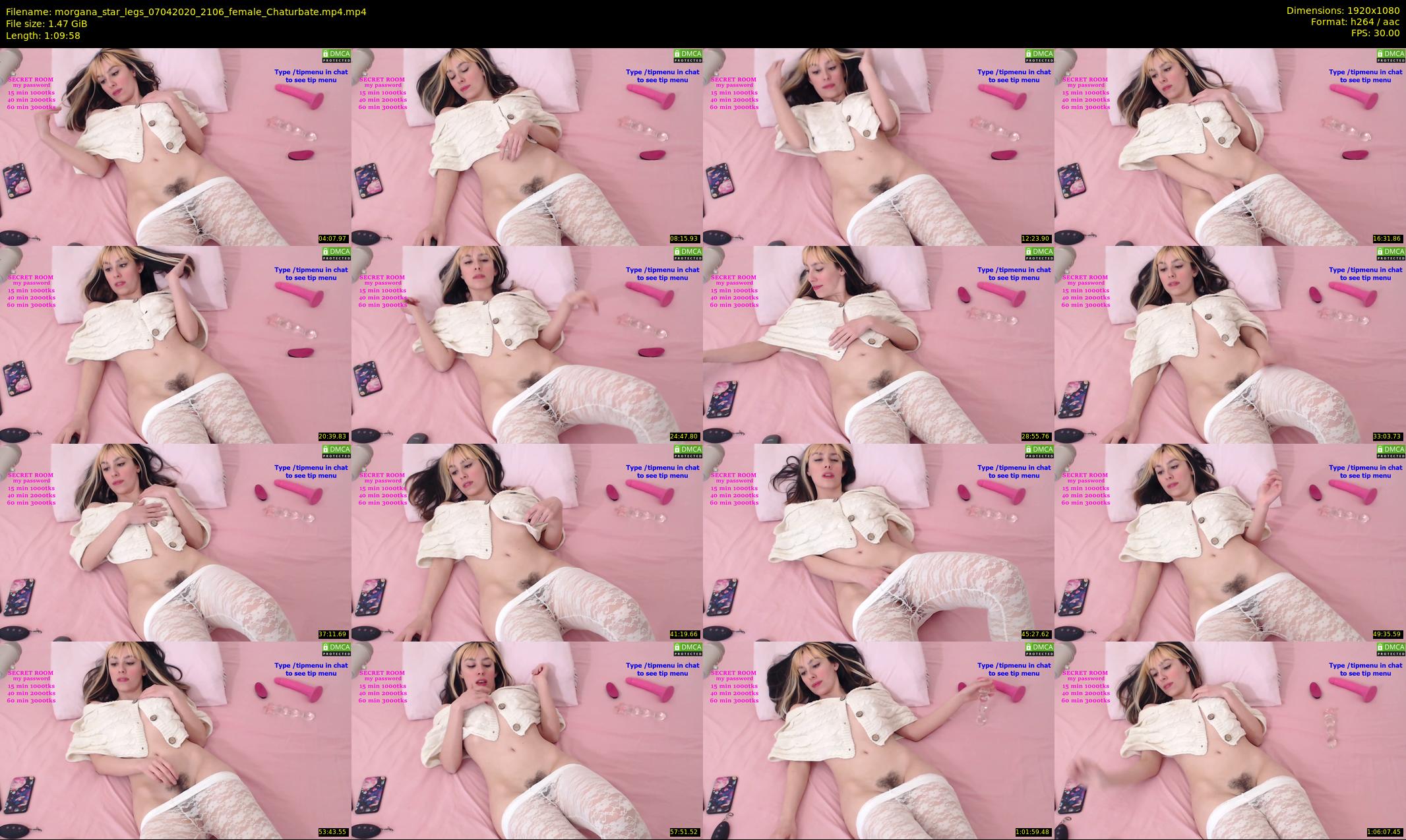 morgana_star_legs — 70 minute Chaturbate female cam show recording, 1080p, Apr 7, 2020