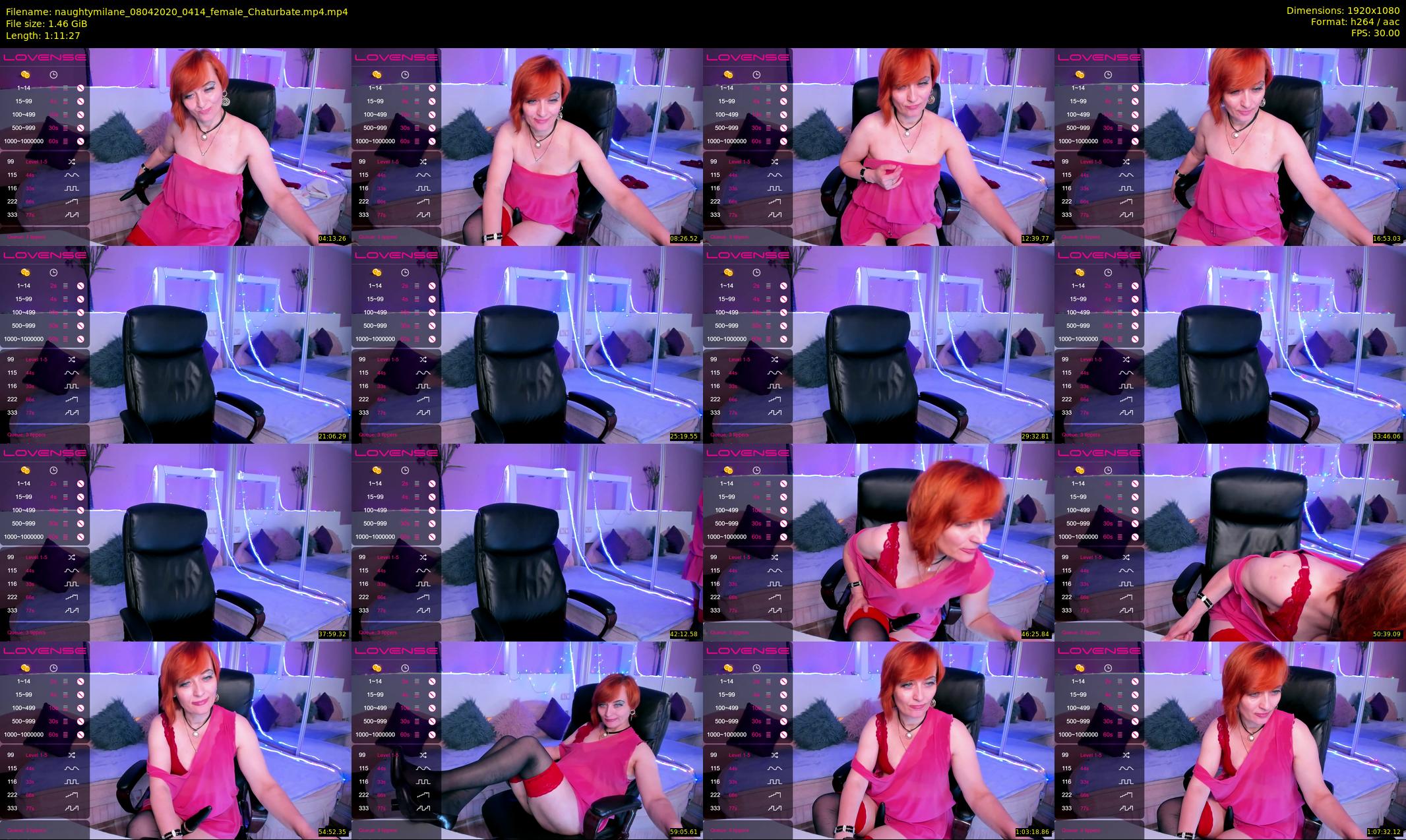 naughtymilane — 72 minute Chaturbate female cam show recording, 1080p, Apr 8, 2020