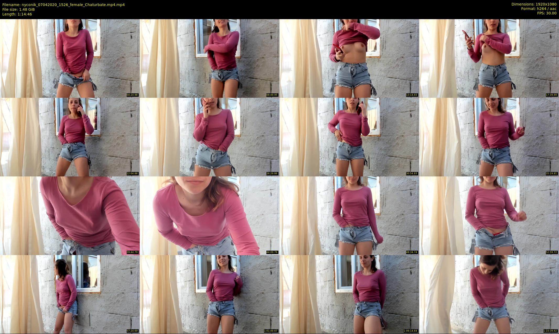 nyconik — 75 minute Chaturbate female cam show recording, 1080p, Apr 7, 2020