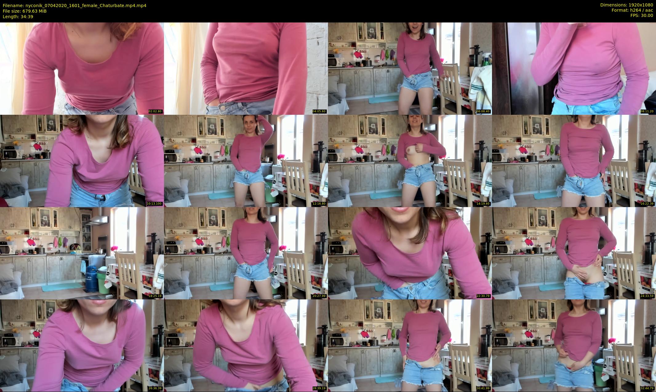nyconik — 35 minute Chaturbate female cam show recording, 1080p, Apr 7, 2020