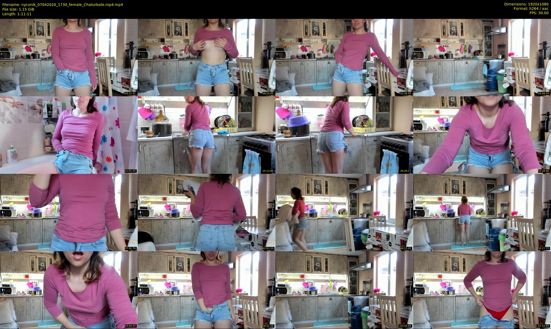 nyconik — 72 minute Chaturbate female cam show recording, 1080p, Apr 7, 2020