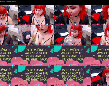 pyrowayne — 54 minute Chaturbate female cam show recording, 720p, Apr 7, 2020
