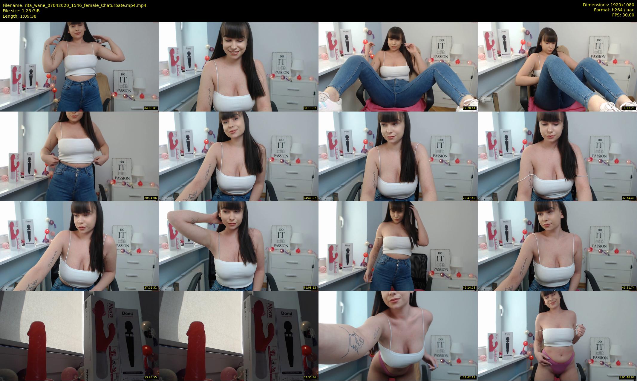 rita_wane — 70 minute Chaturbate female cam show recording, 1080p, Apr 7, 2020
