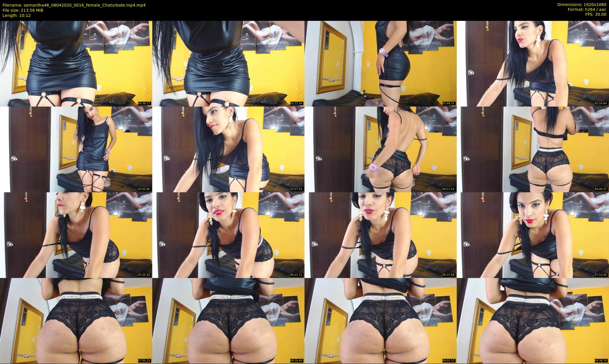 samantha46 — 11 minute Chaturbate female cam show recording, 1080p, Apr 8, 2020