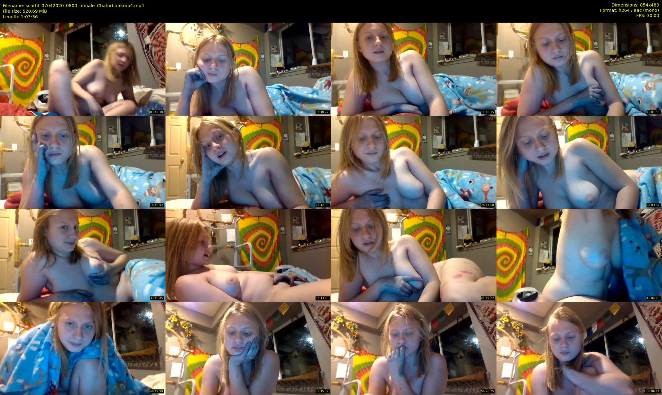 scartit — 64 minute Chaturbate female cam show recording, 480p, Apr 7, 2020