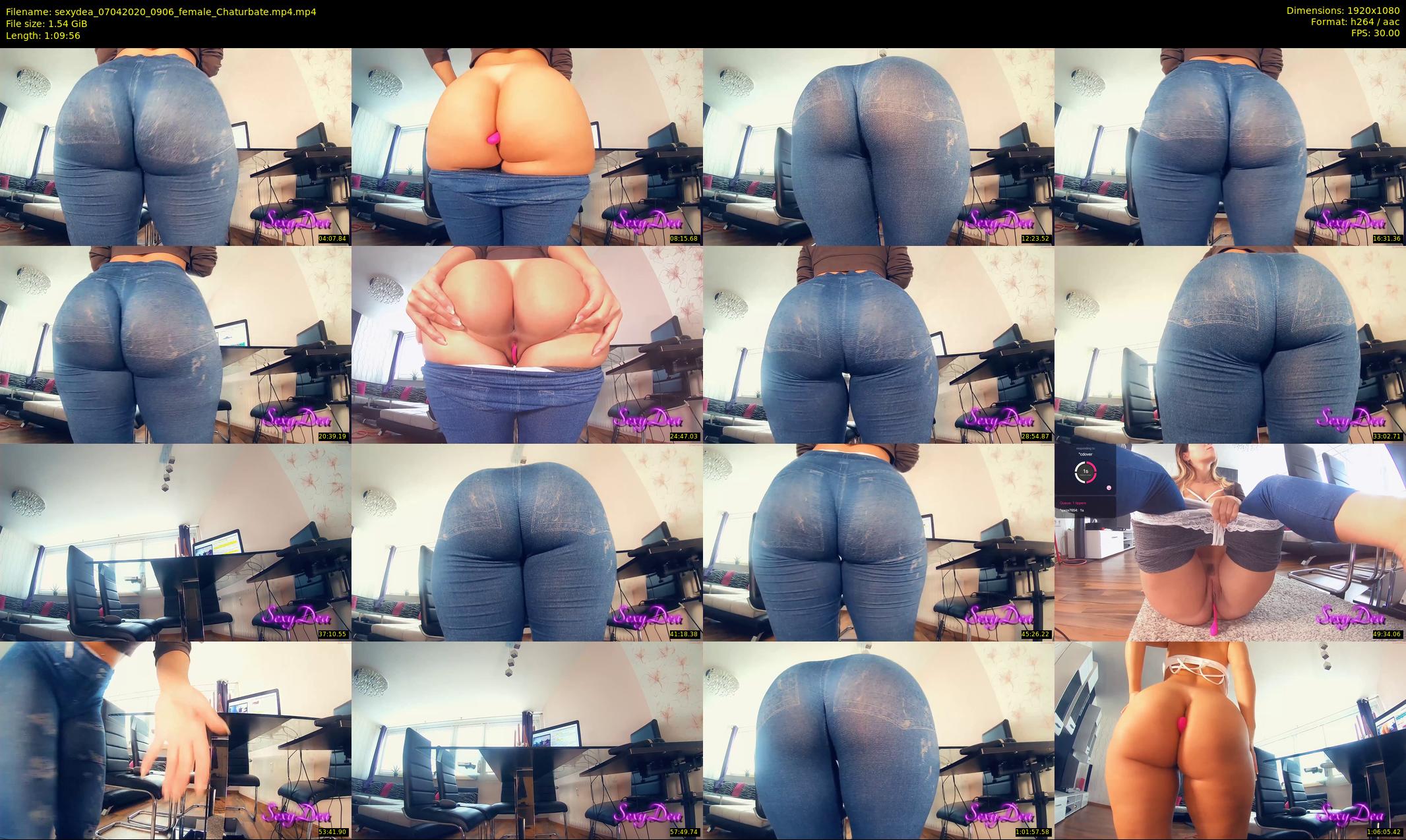 sexydea — 70 minute Chaturbate female cam show recording, 1080p, Apr 7, 2020