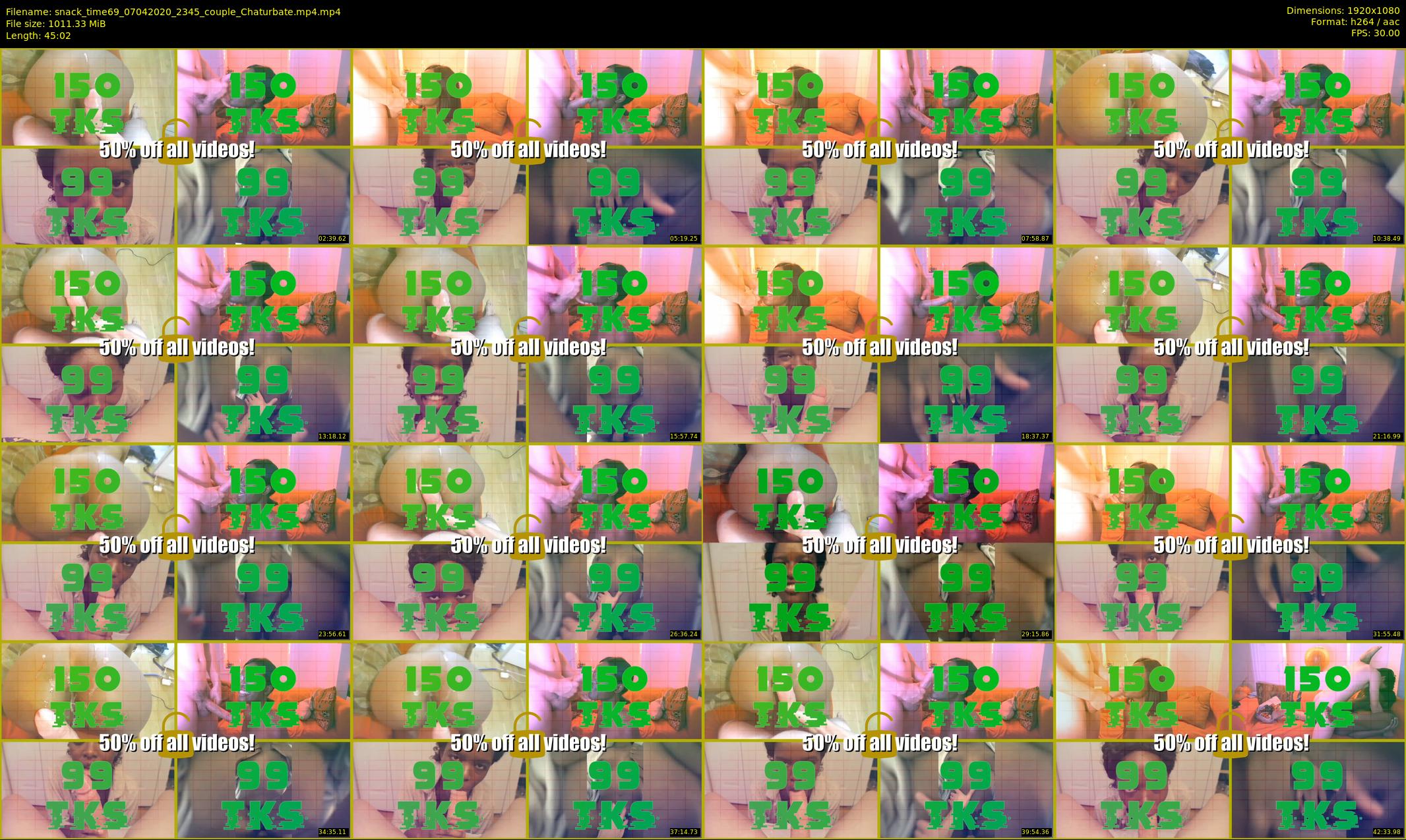 snack_time69 — 46 minute Chaturbate couple cam show recording, 1080p, Apr 7, 2020