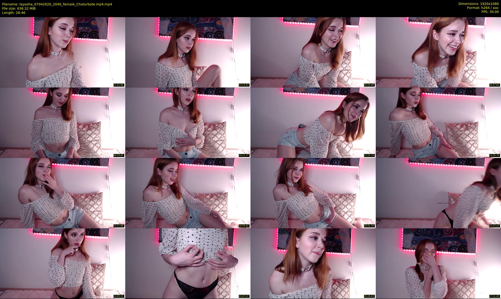 tayasha — 29 minute Chaturbate female cam show recording, 1080p, Apr 7, 2020