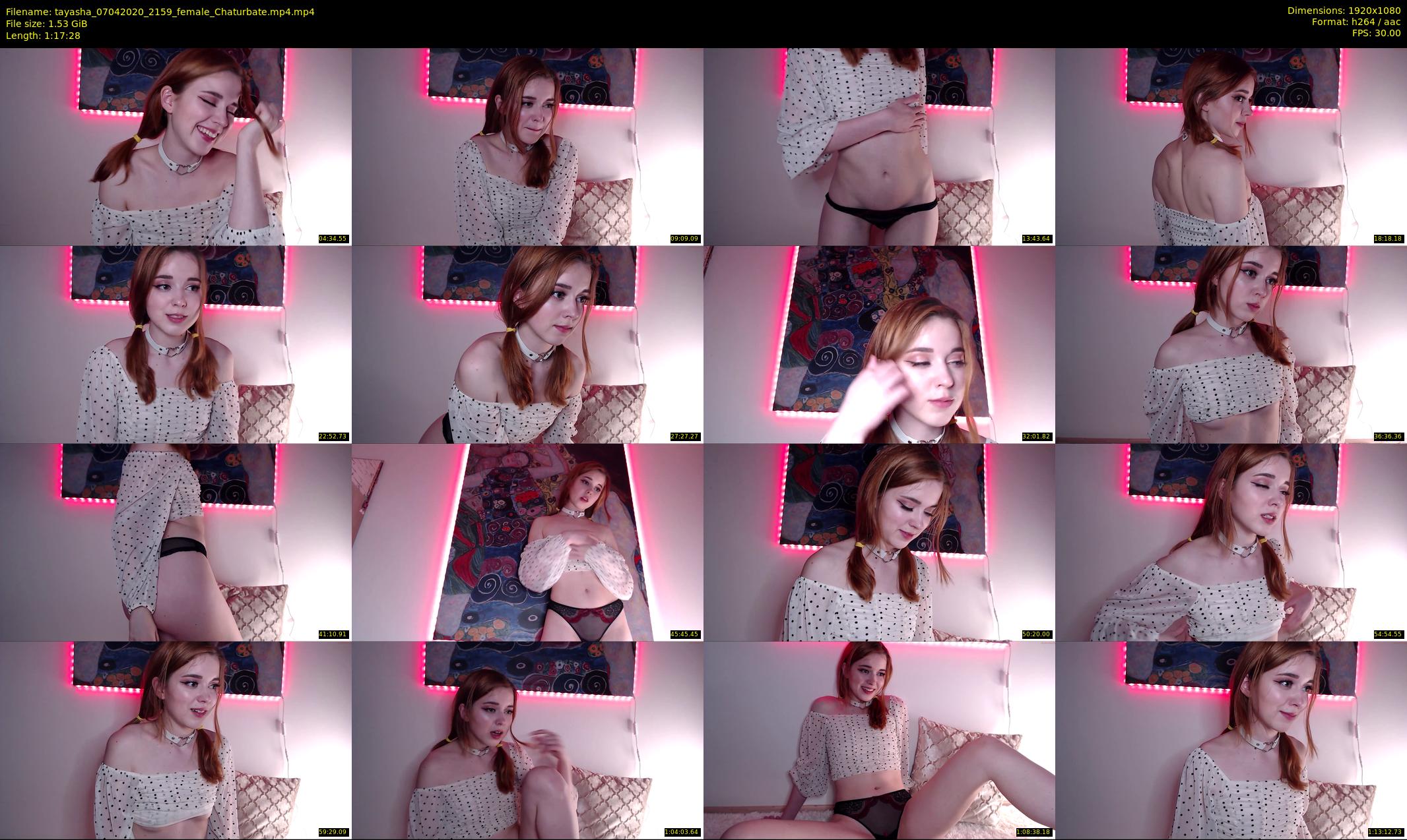 tayasha — 78 minute Chaturbate female cam show recording, 1080p, Apr 7, 2020