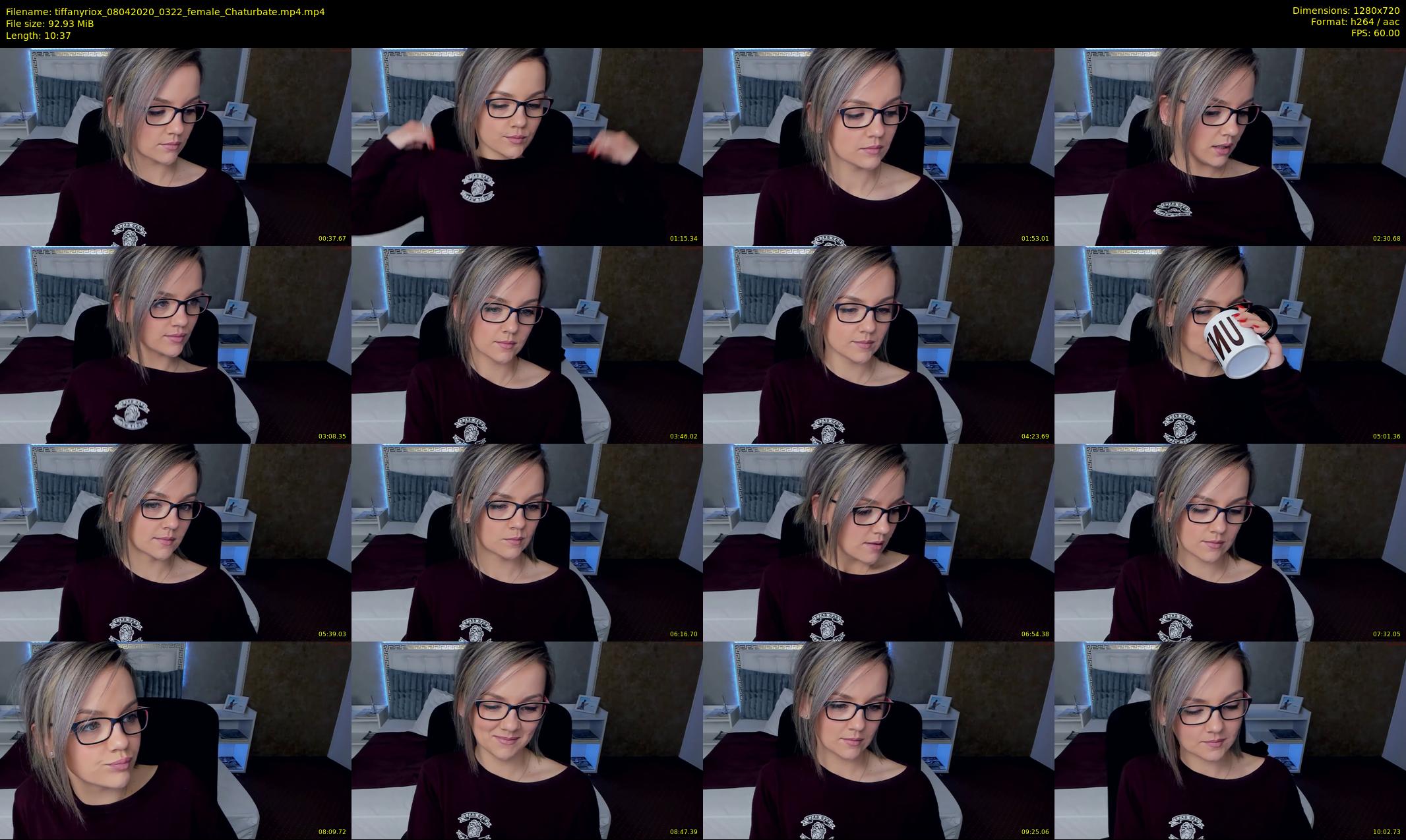 tiffanyriox — 11 minute Chaturbate female cam show recording, 720p, Apr 8, 2020