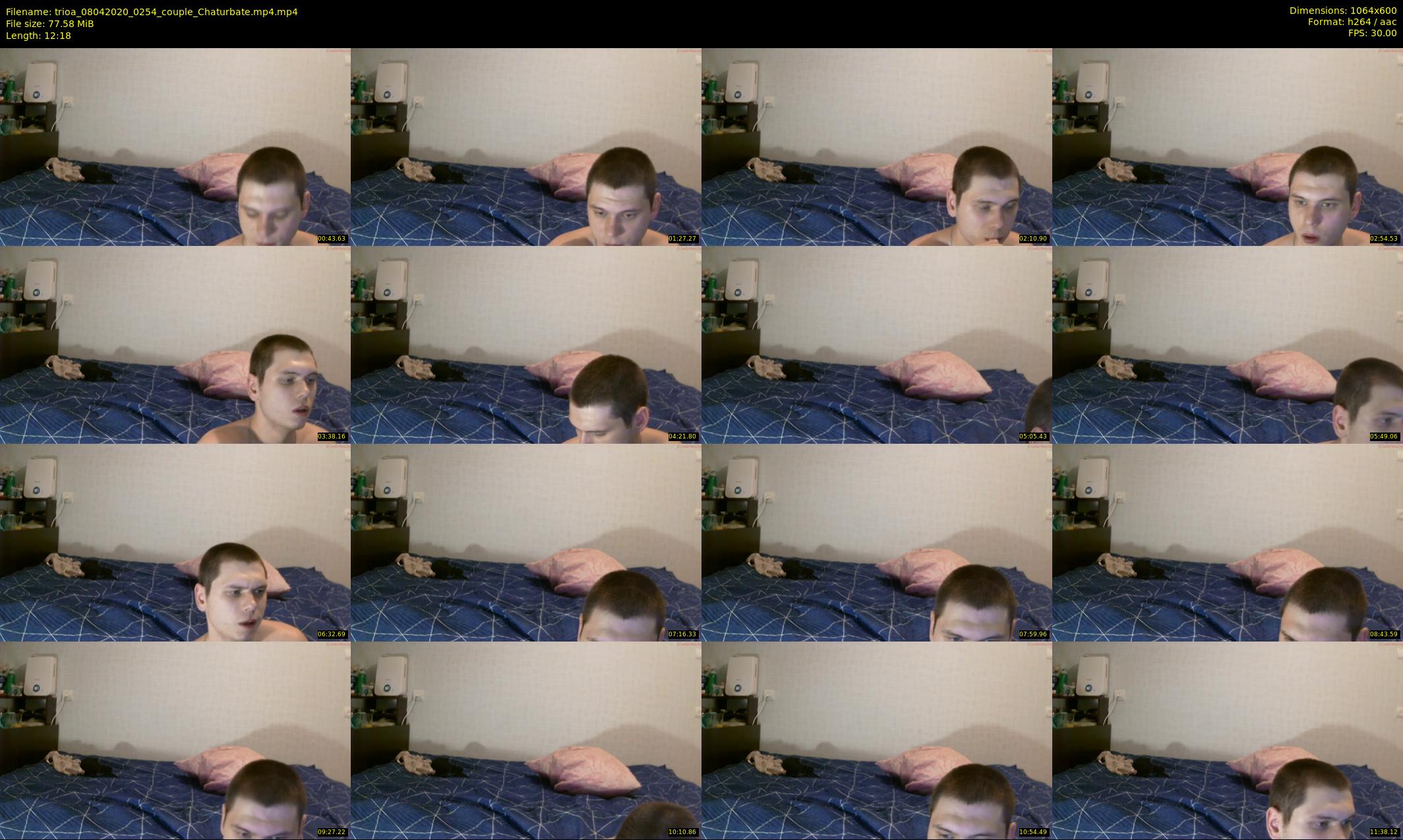 trioa — 13 minute Chaturbate couple cam show recording, 480p, Apr 8, 2020