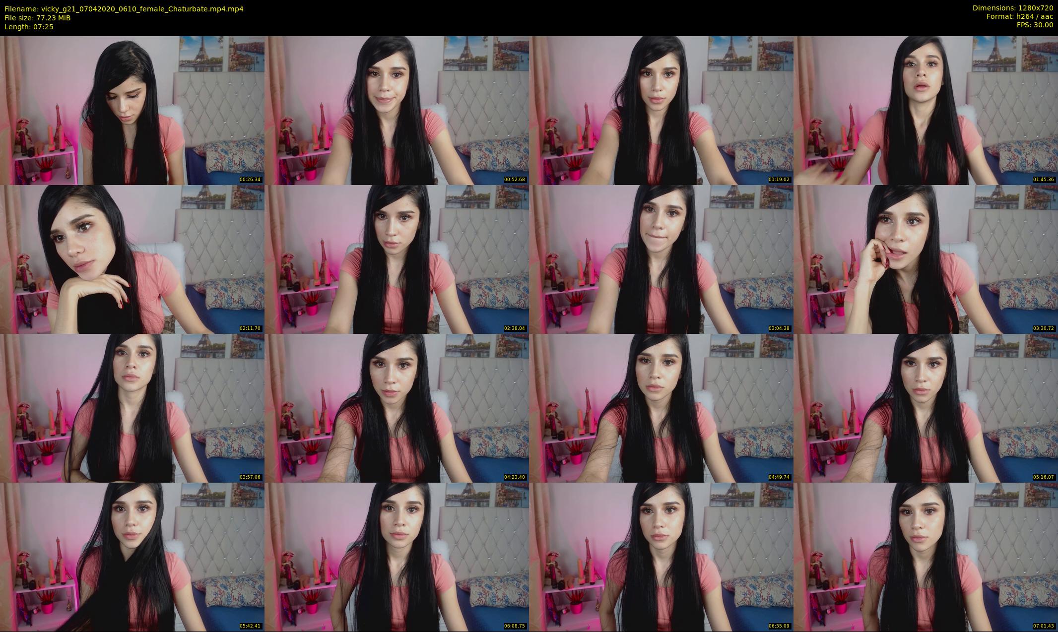 vicky_g21 — 8 minute Chaturbate female cam show recording, 720p, Apr 7, 2020