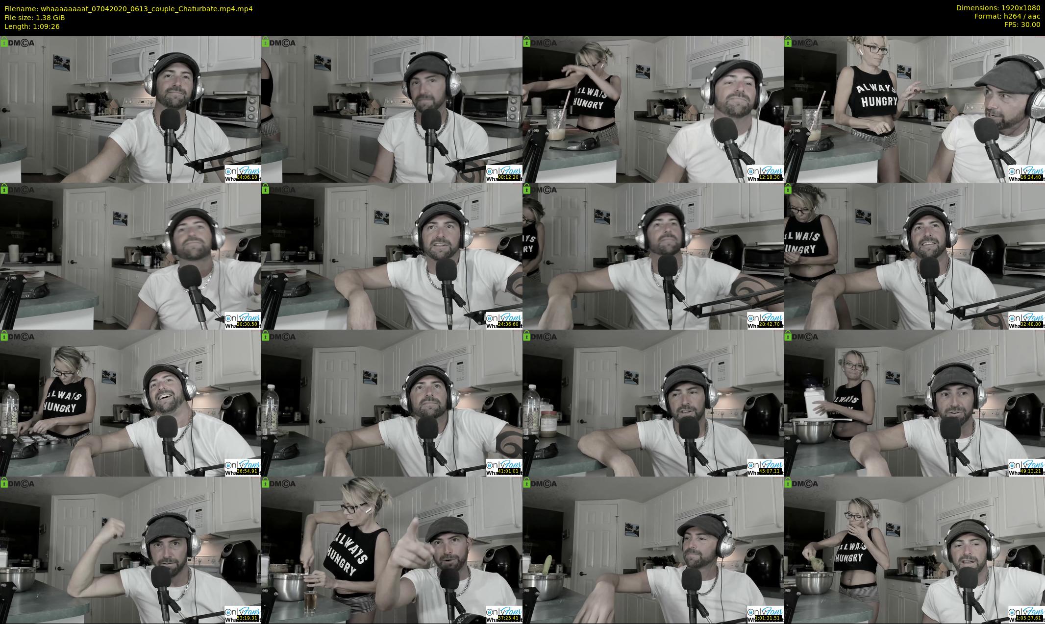 whaaaaaaaat — 70 minute Chaturbate couple cam show recording, 1080p, Apr 7, 2020