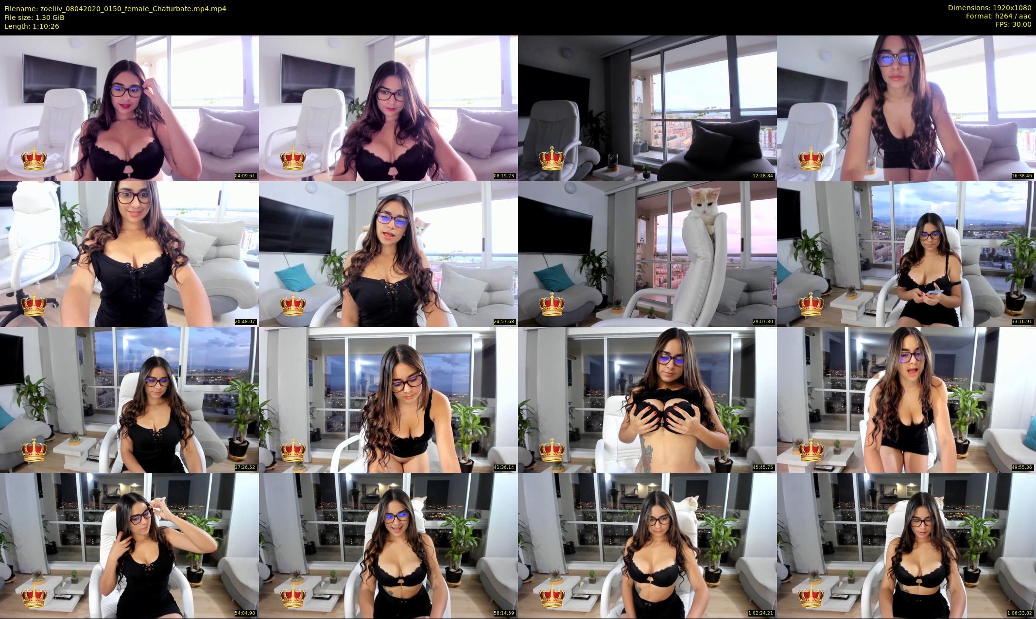 zoeliiv — 71 minute Chaturbate female cam show recording, 1080p, Apr 8, 2020
