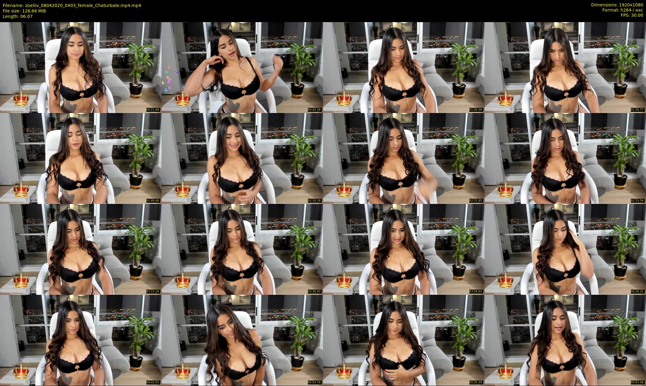 zoeliiv — 7 minute Chaturbate female cam show recording, 1080p, Apr 8, 2020