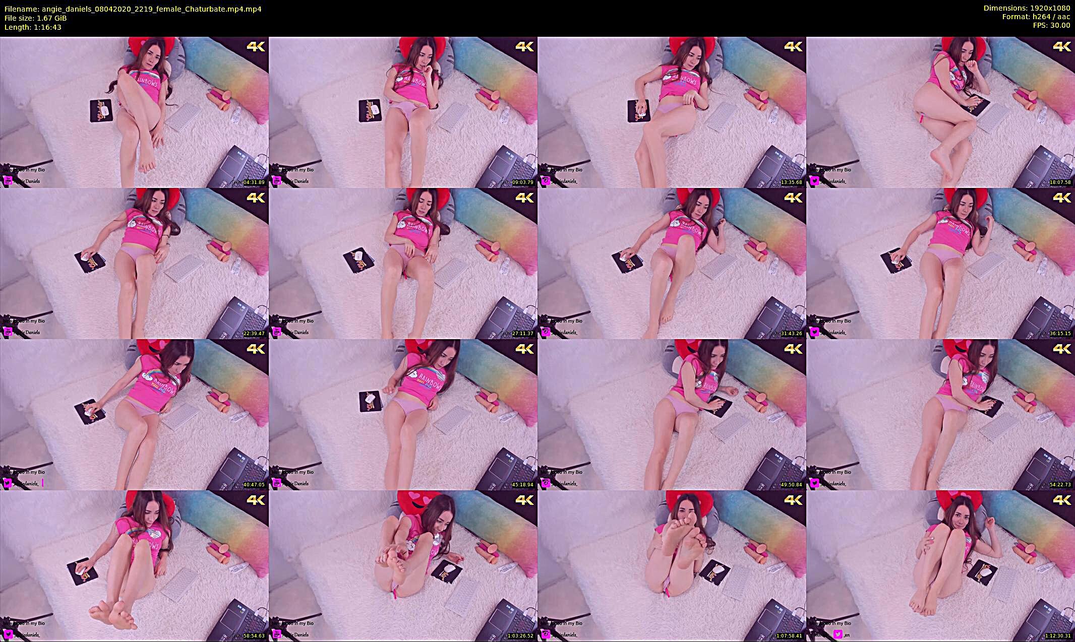 angie_daniels — 77 minute Chaturbate female cam show recording, 1080p, Apr 8, 2020