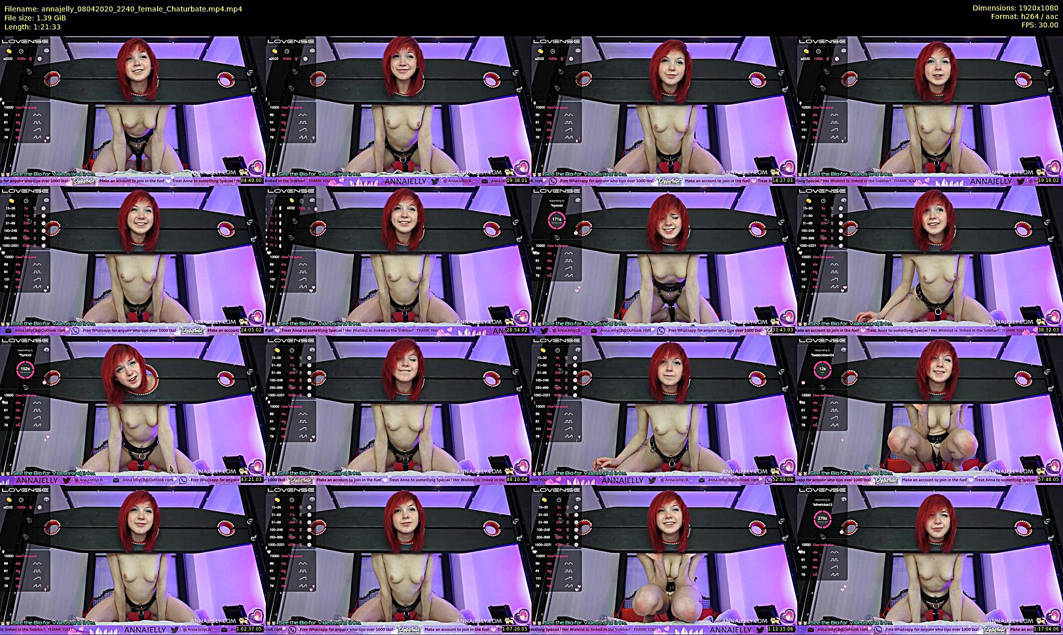 annajelly — 82 minute Chaturbate couple cam show recording, 1080p, Apr 8, 2020