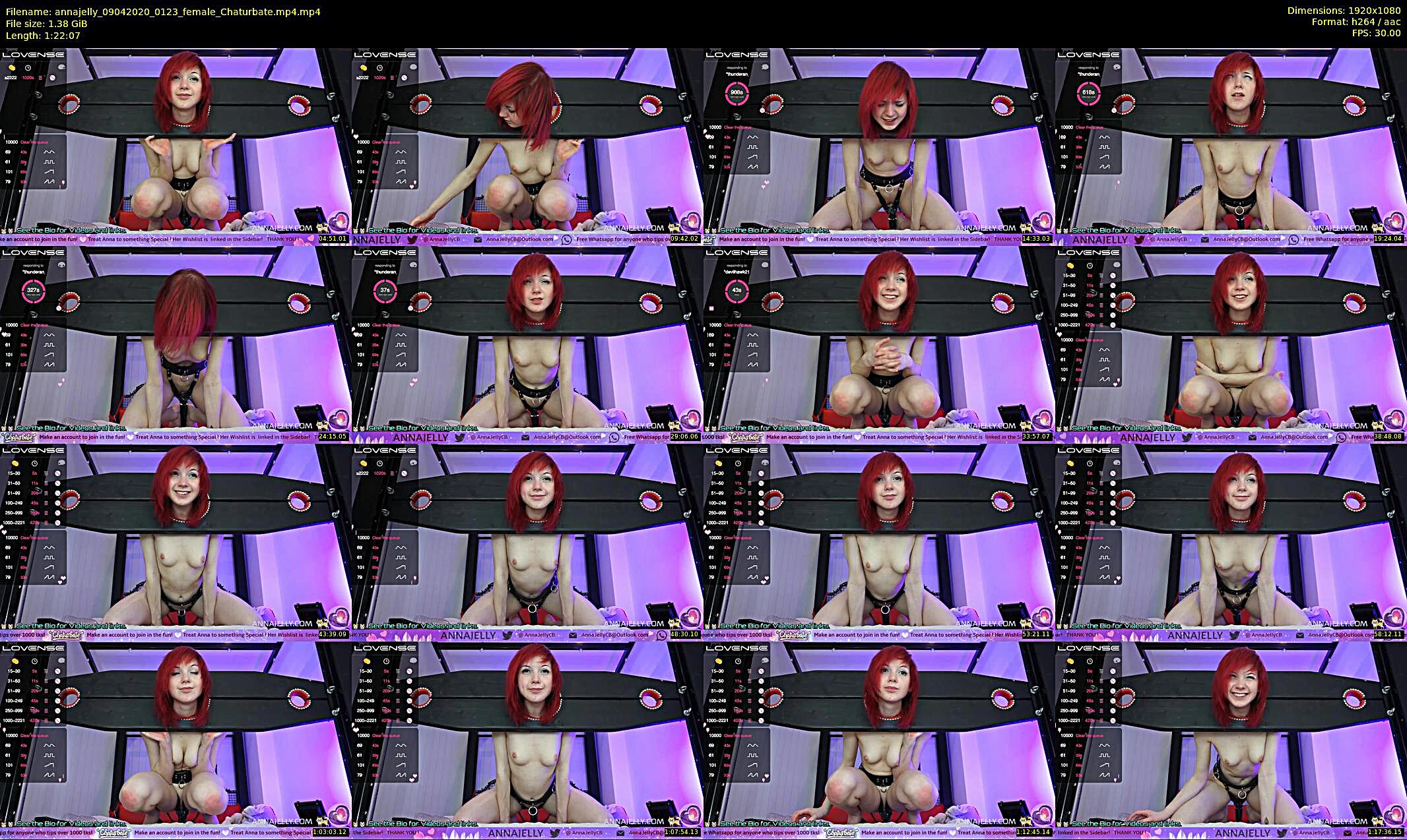 annajelly — 83 minute Chaturbate couple cam show recording, 1080p, Apr 9, 2020