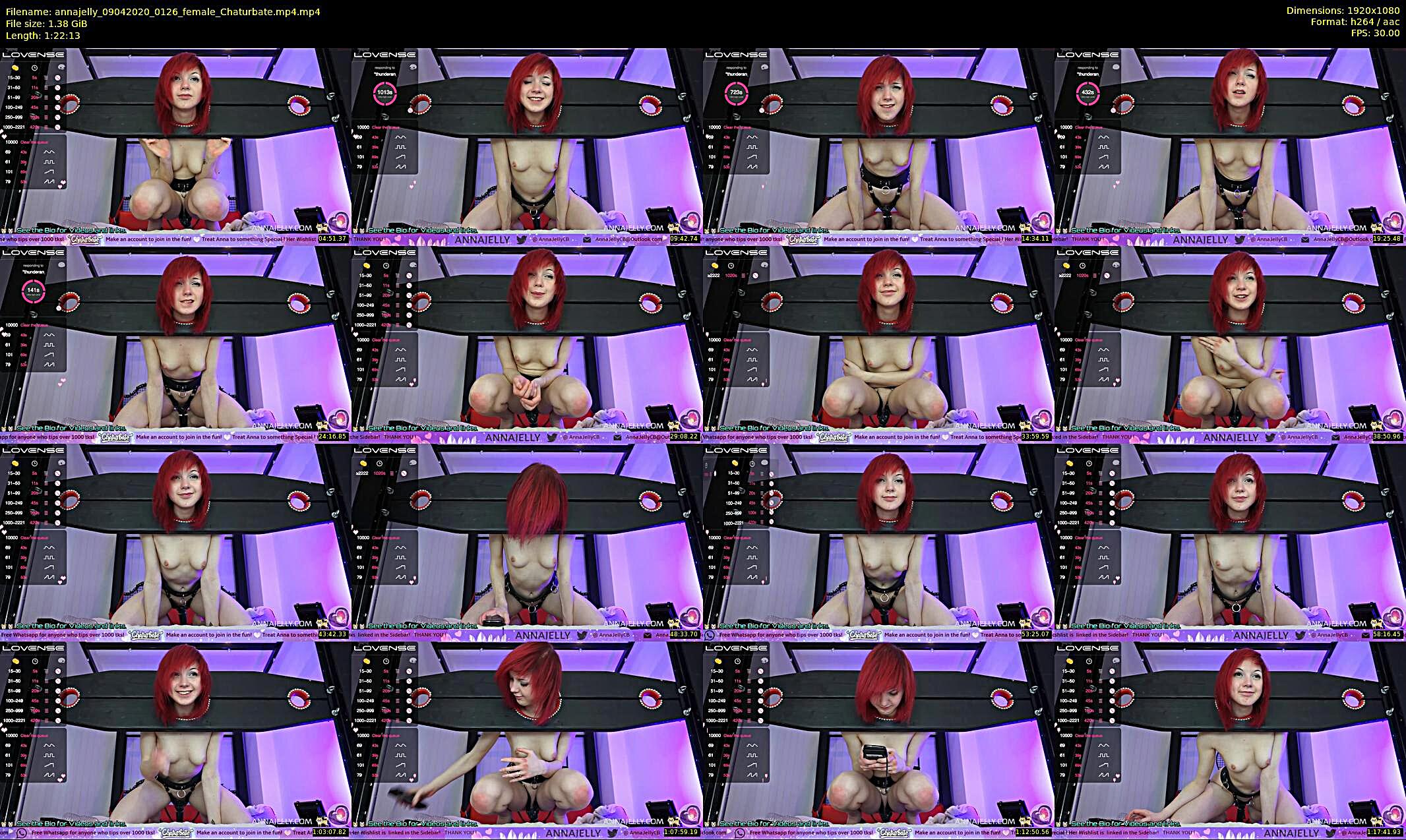 annajelly — 83 minute Chaturbate couple cam show recording, 1080p, Apr 9, 2020