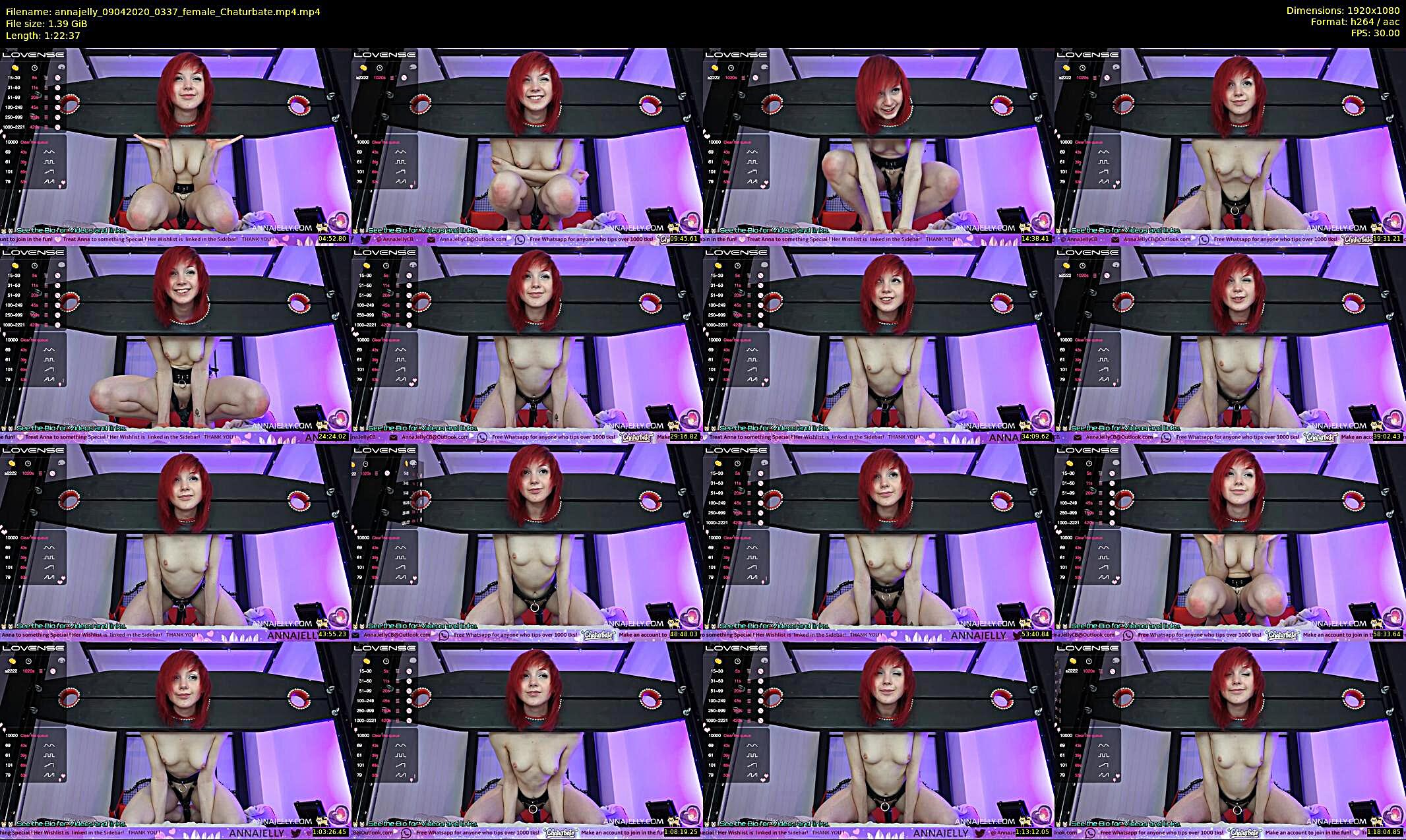 annajelly — 83 minute Chaturbate couple cam show recording, 1080p, Apr 9, 2020