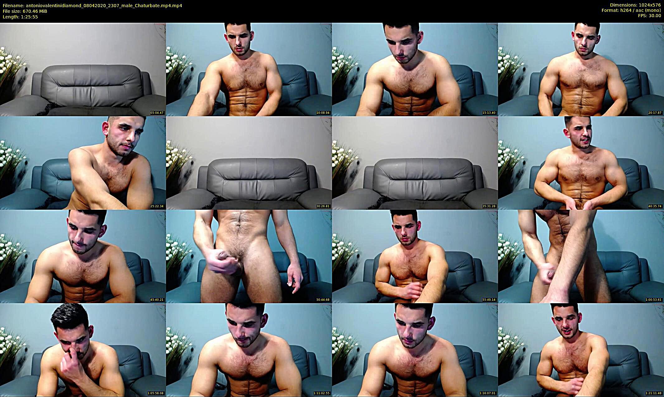 antoniovalentinidiamond — 86 minute Chaturbate male cam show recording, 480p, Apr 8, 2020