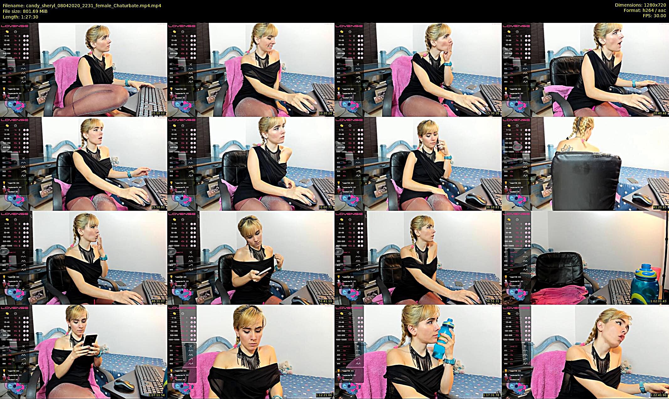 candy_sheryl — 88 minute Chaturbate female cam show recording, 720p, Apr 8, 2020